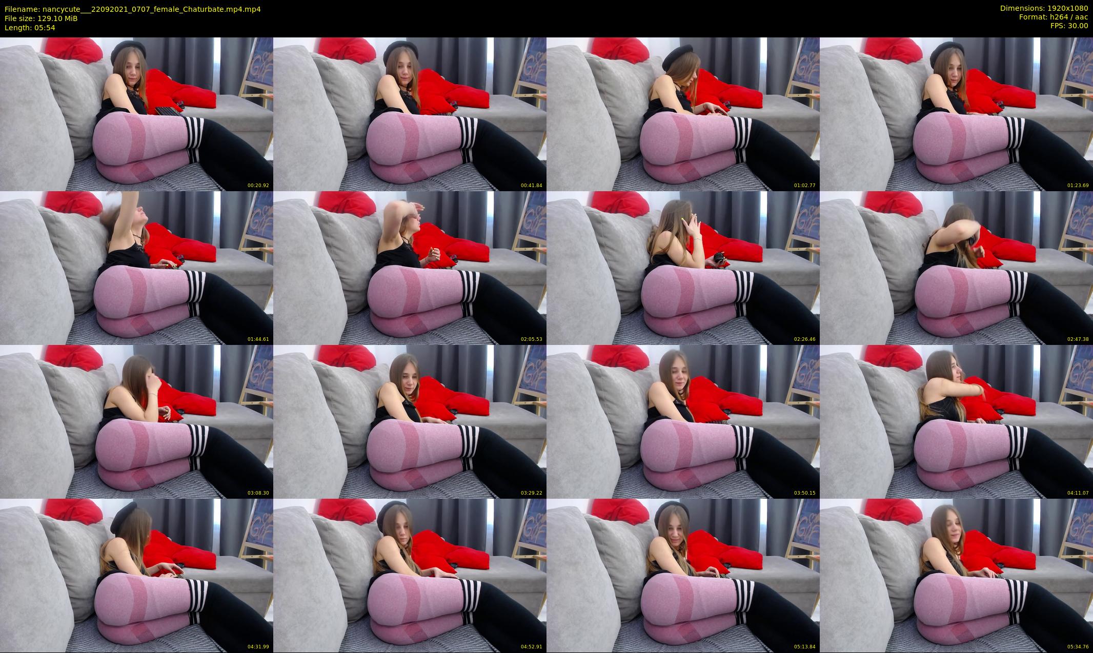 nancycute__ — 6 minute Chaturbate female cam show recording, 1080p, Sep 22, 2021