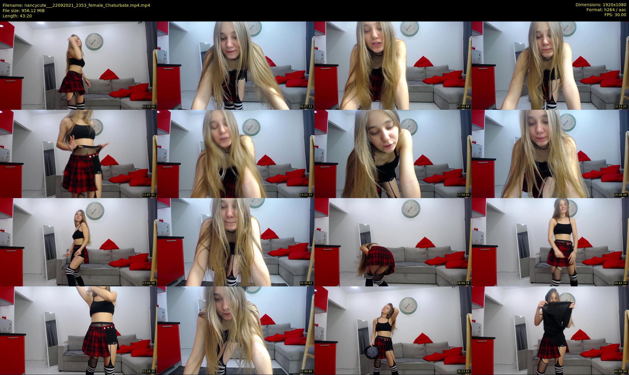 nancycute__ — 44 minute Chaturbate female cam show recording, 1080p, Sep 22, 2021