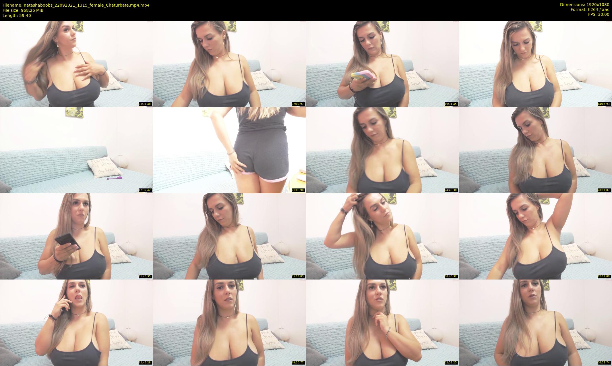 natashaboobs — 60 minute Chaturbate female cam show recording, 1080p, Sep 22, 2021