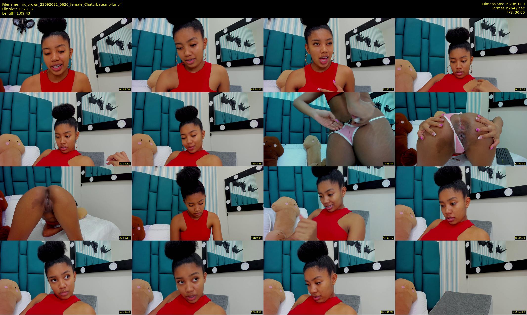 nix_brown — 70 minute Chaturbate female cam show recording, 1080p, Sep 22, 2021