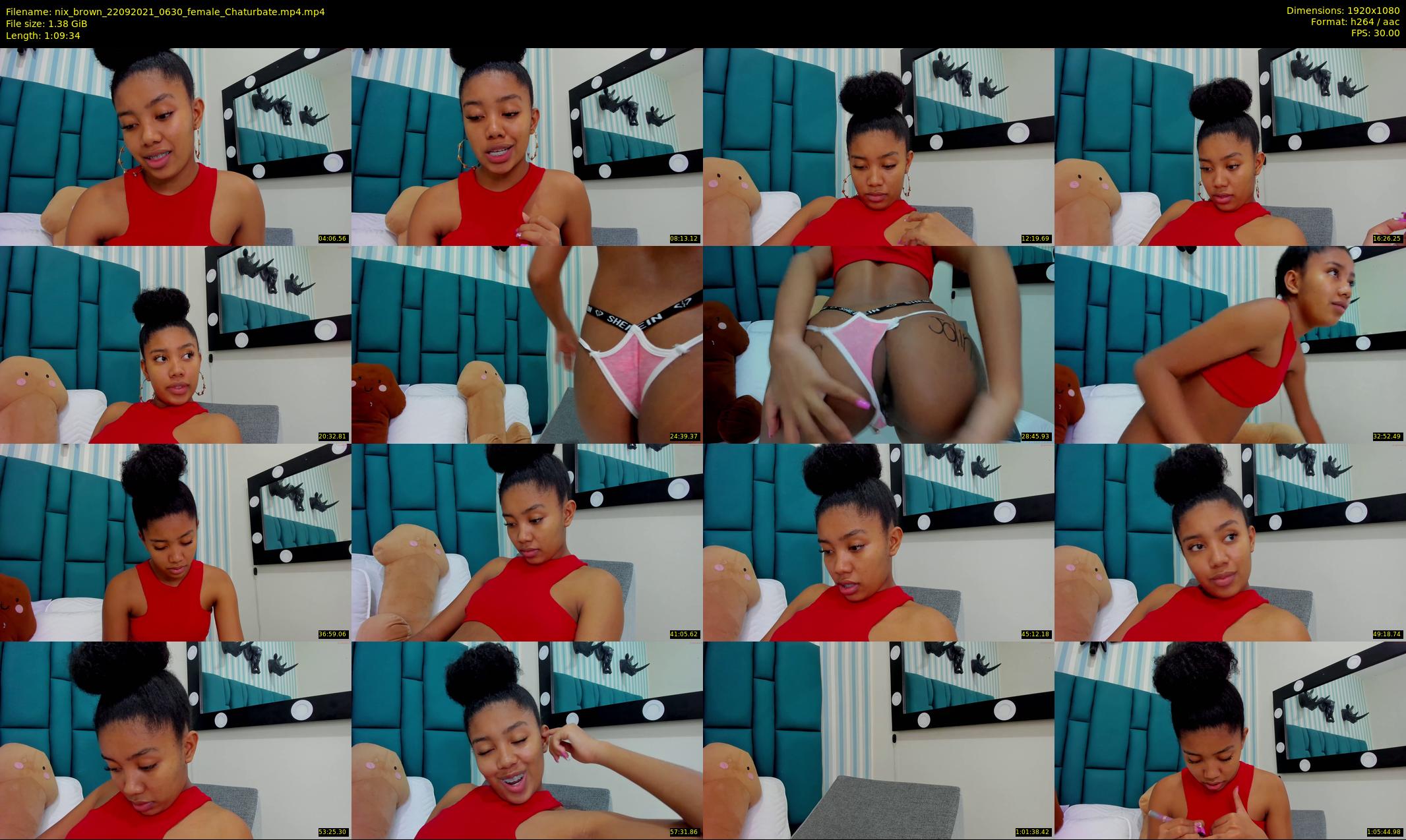 nix_brown — 70 minute Chaturbate female cam show recording, 1080p, Sep 22, 2021