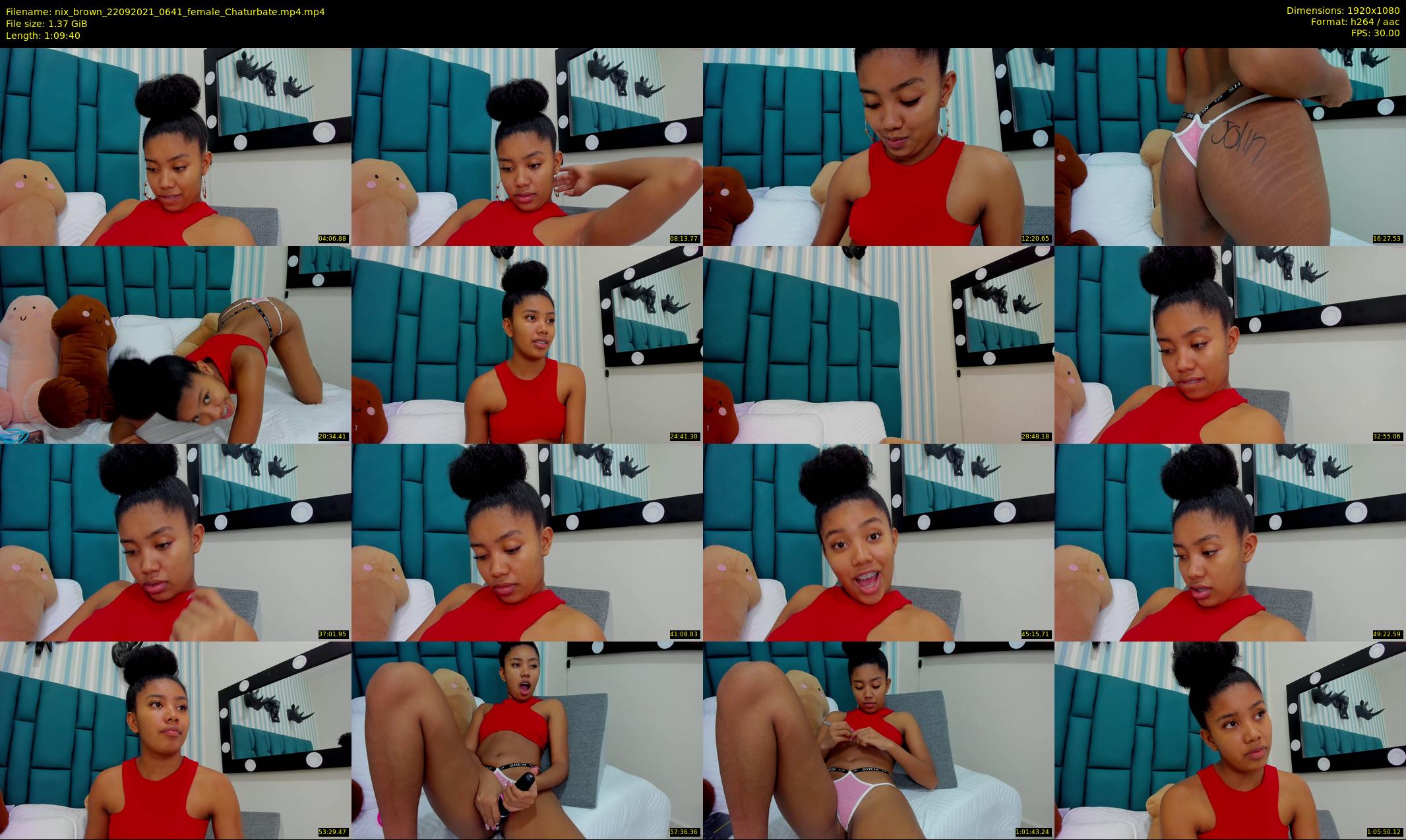 nix_brown — 70 minute Chaturbate female cam show recording, 1080p, Sep 22, 2021