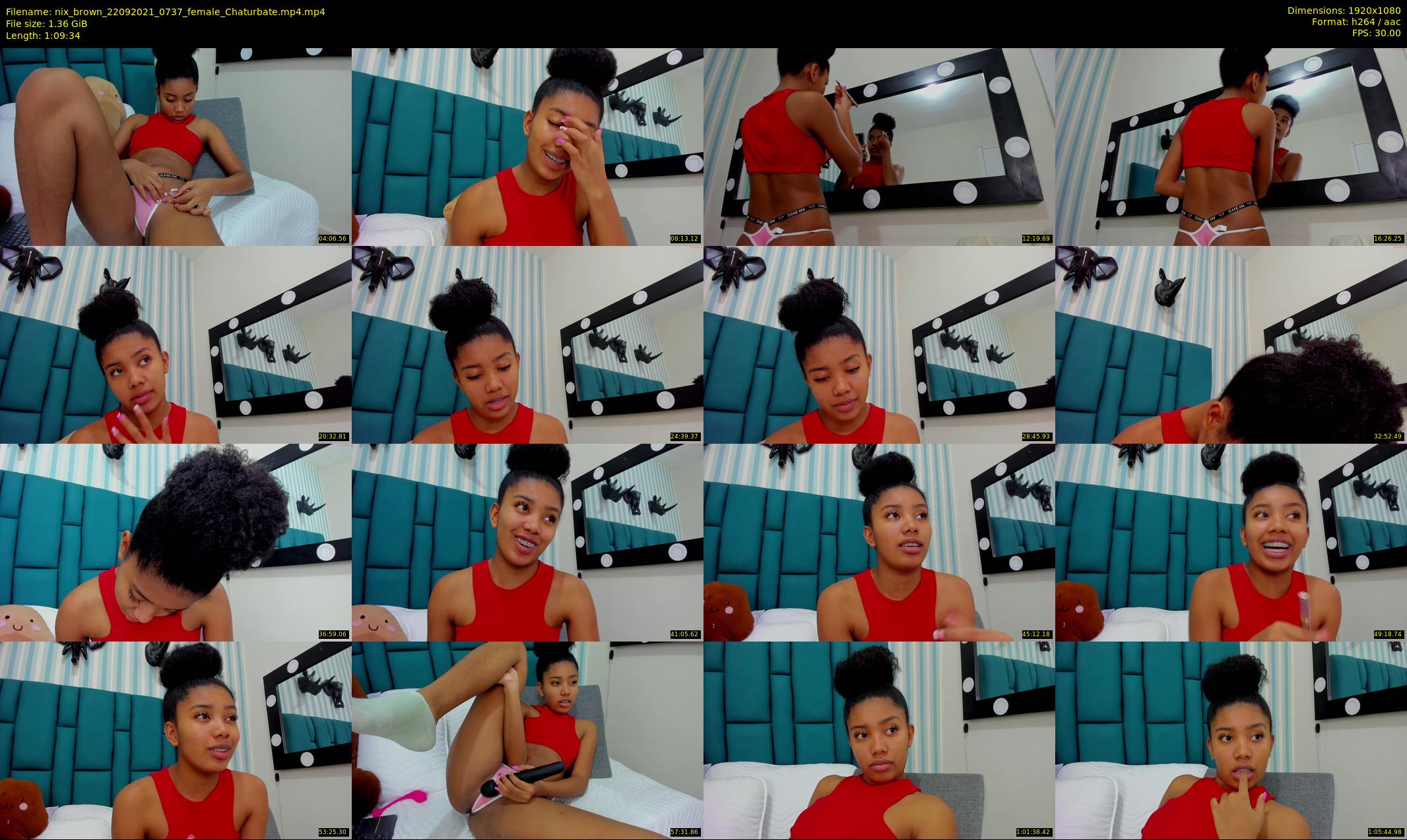 nix_brown — 70 minute Chaturbate female cam show recording, 1080p, Sep 22, 2021