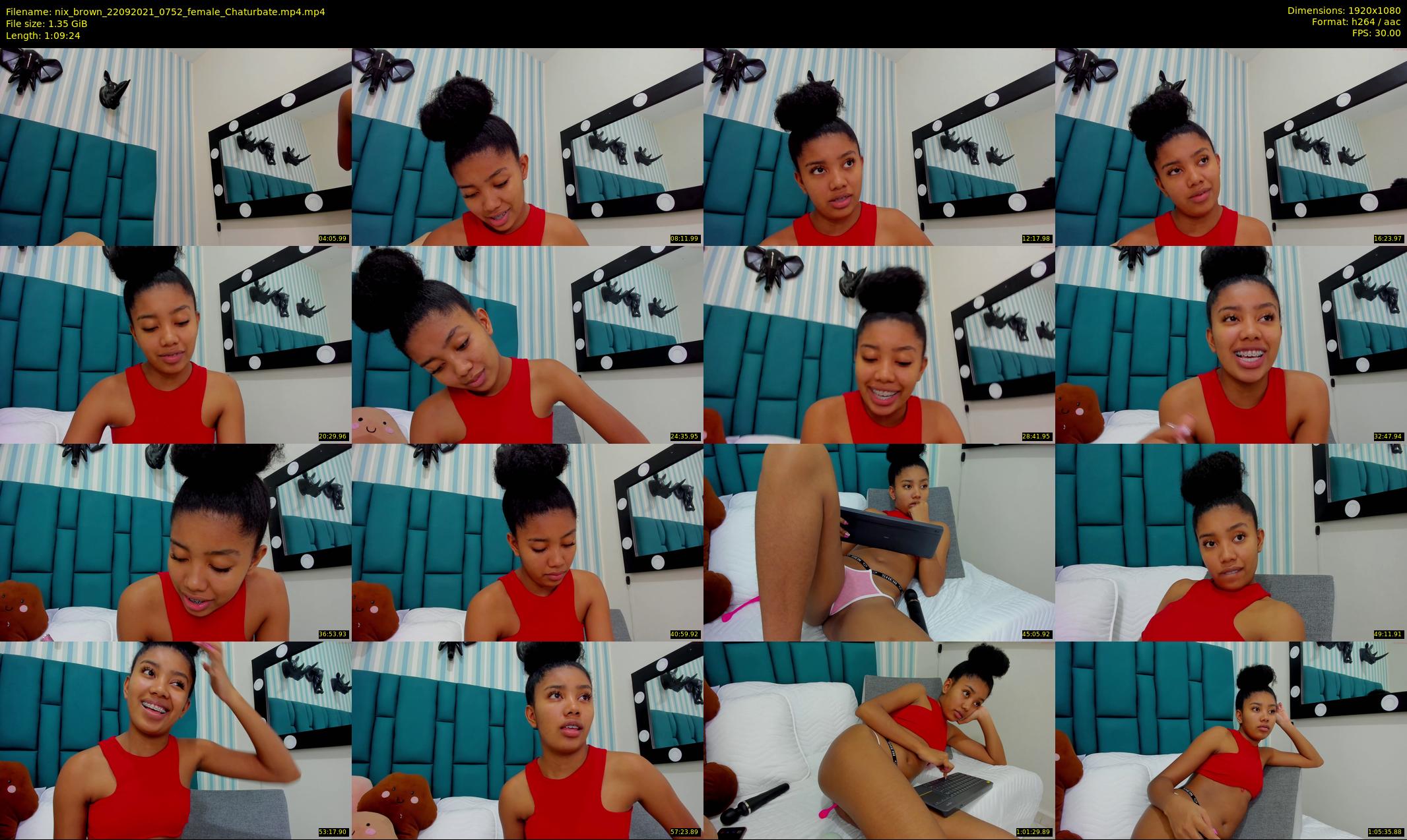 nix_brown — 70 minute Chaturbate female cam show recording, 1080p, Sep 22, 2021