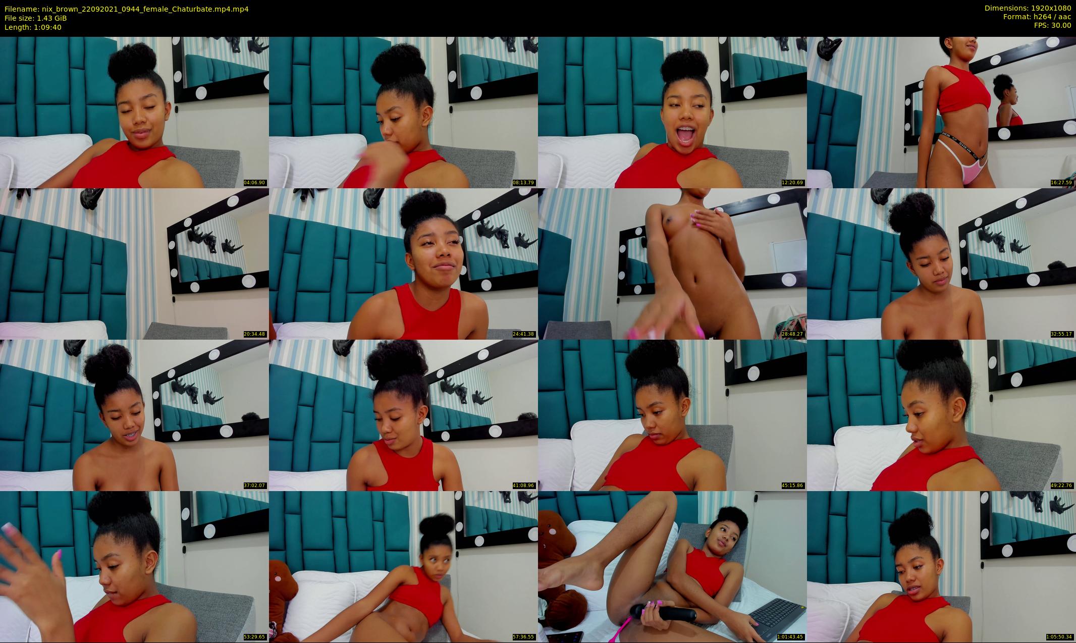 nix_brown — 70 minute Chaturbate female cam show recording, 1080p, Sep 22, 2021