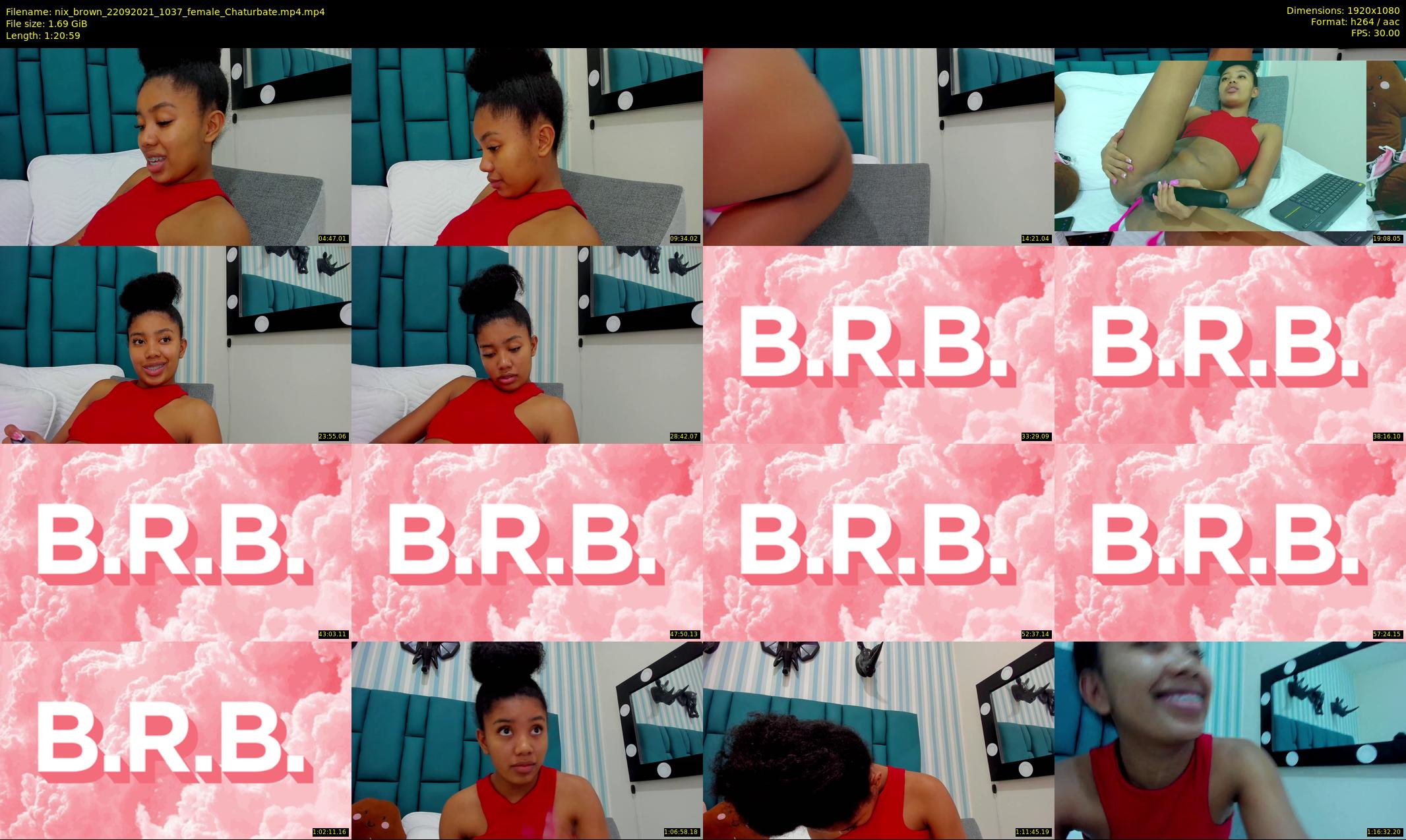 nix_brown — 81 minute Chaturbate female cam show recording, 1080p, Sep 22, 2021