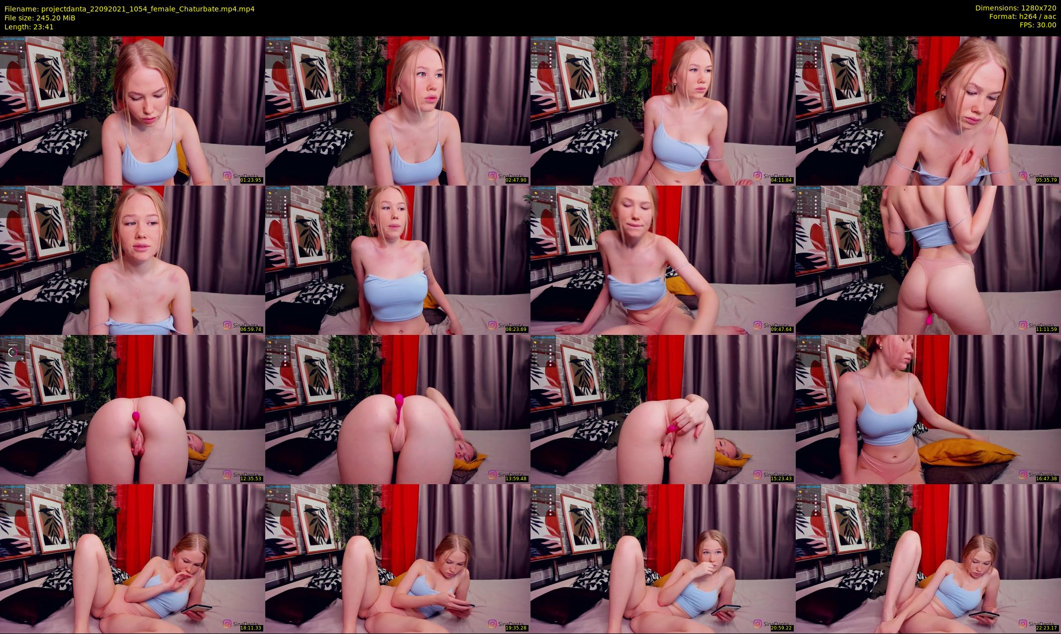 projectdanta — 24 minute Chaturbate female cam show recording, 720p, Sep 22, 2021