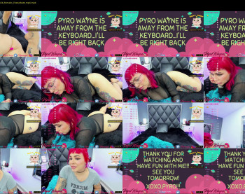 pyrowayne — 43 minute Chaturbate female cam show recording, 1080p, Sep 23, 2021