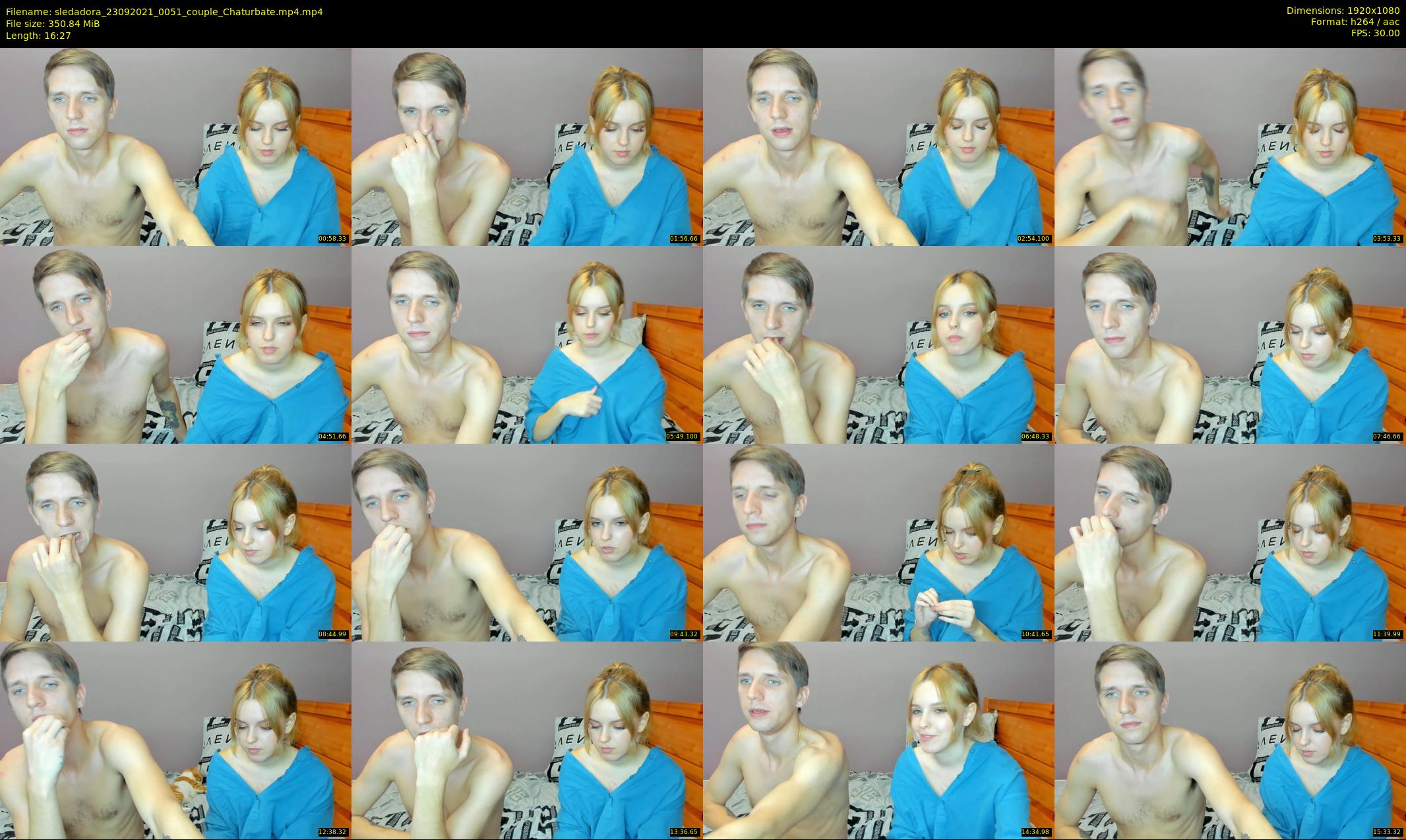sledadora — 17 minute Chaturbate couple cam show recording, 1080p, Sep 23, 2021