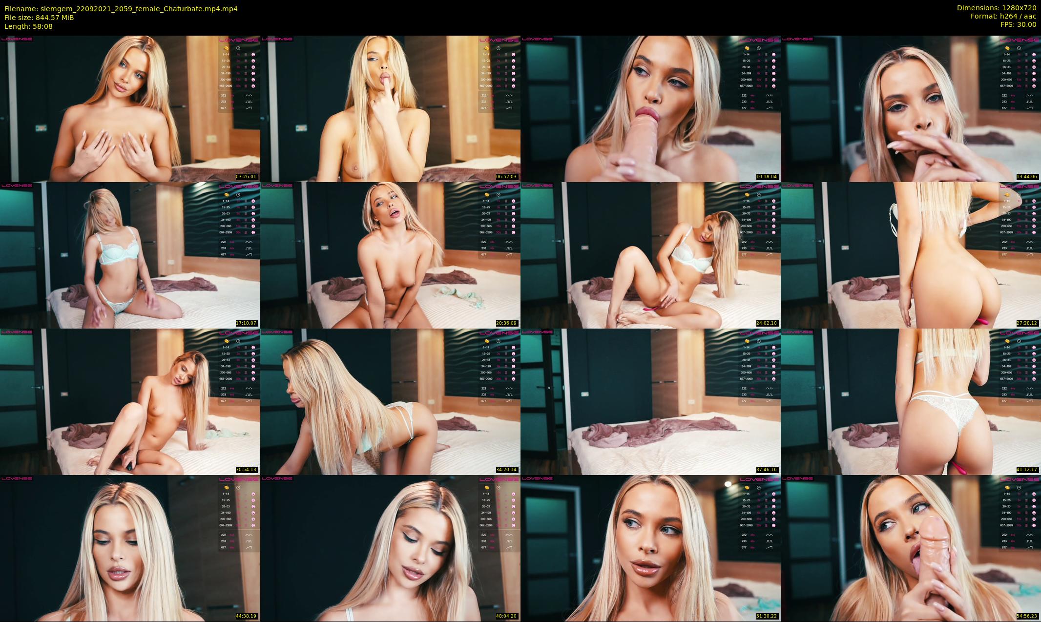 slemgem — 59 minute Chaturbate couple cam show recording, 720p, Sep 22, 2021