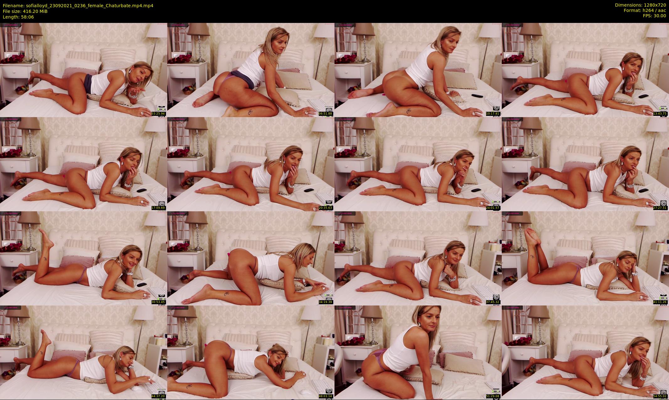 sofialloyd — 59 minute Chaturbate female cam show recording, 720p, Sep 23, 2021
