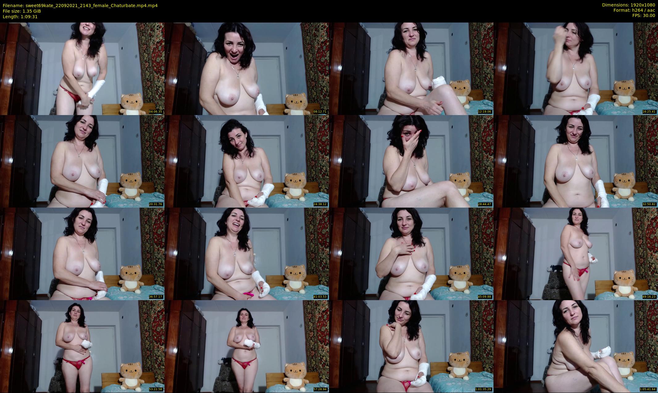 sweet69kate — 70 minute Chaturbate female cam show recording, 1080p, Sep 22, 2021