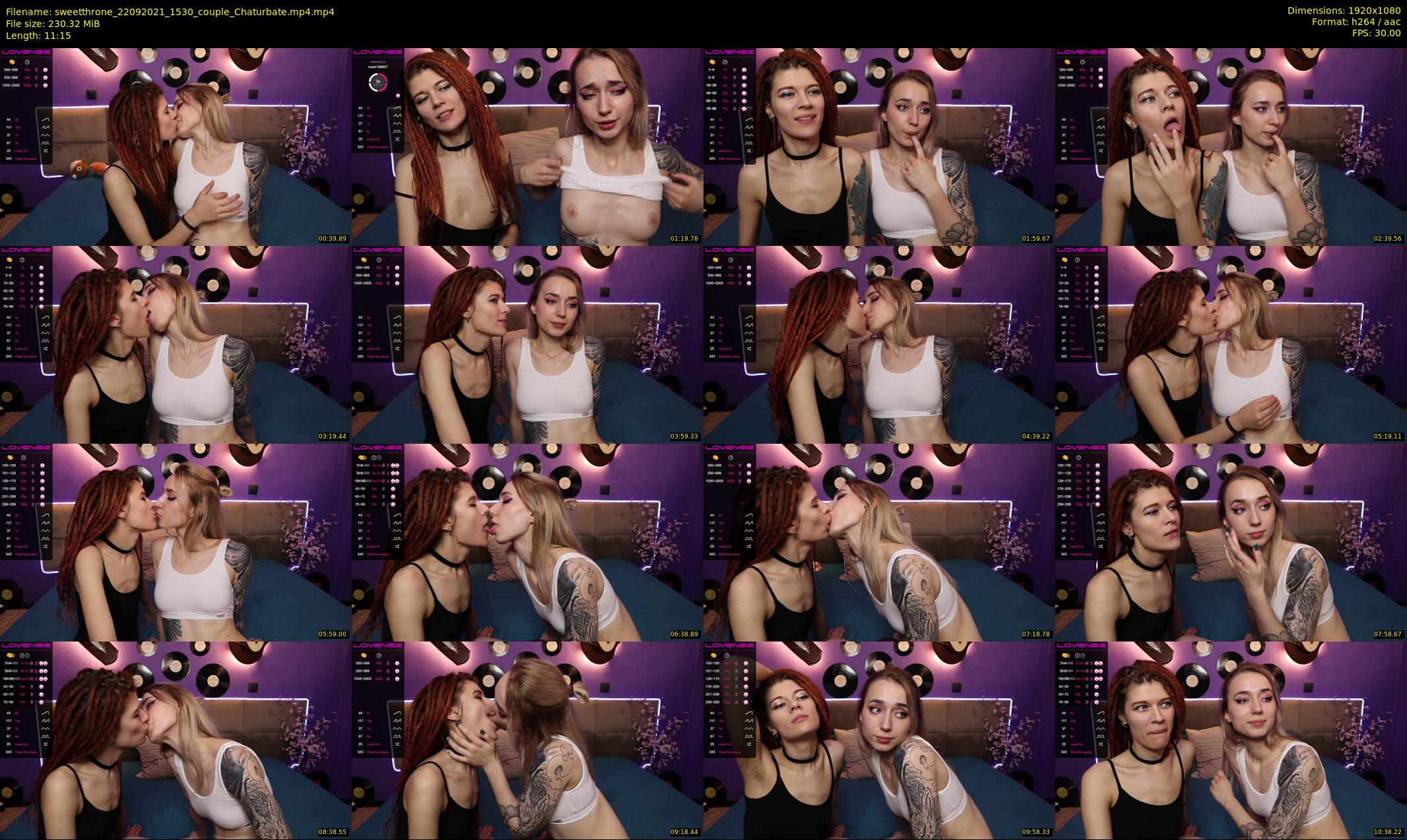 sweetthrone — 12 minute Chaturbate couple cam show recording, 1080p, Sep 22, 2021
