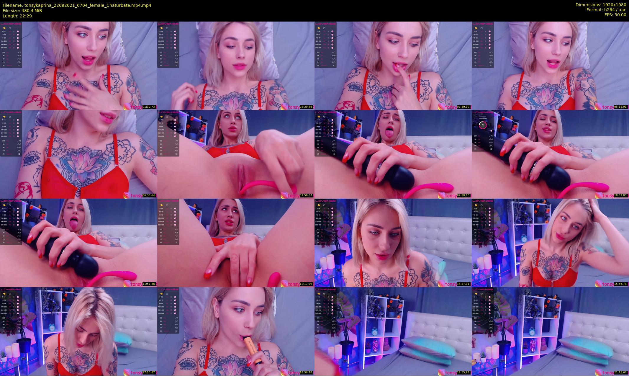 tonsykaprina — 23 minute Chaturbate couple cam show recording, 1080p, Sep 22, 2021