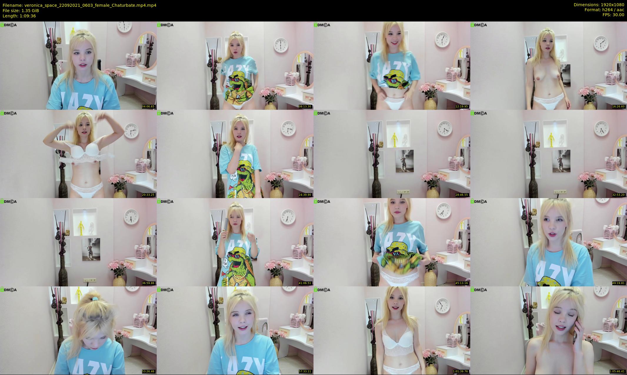 veronica_space — 70 minute Chaturbate female cam show recording, 1080p, Sep 22, 2021