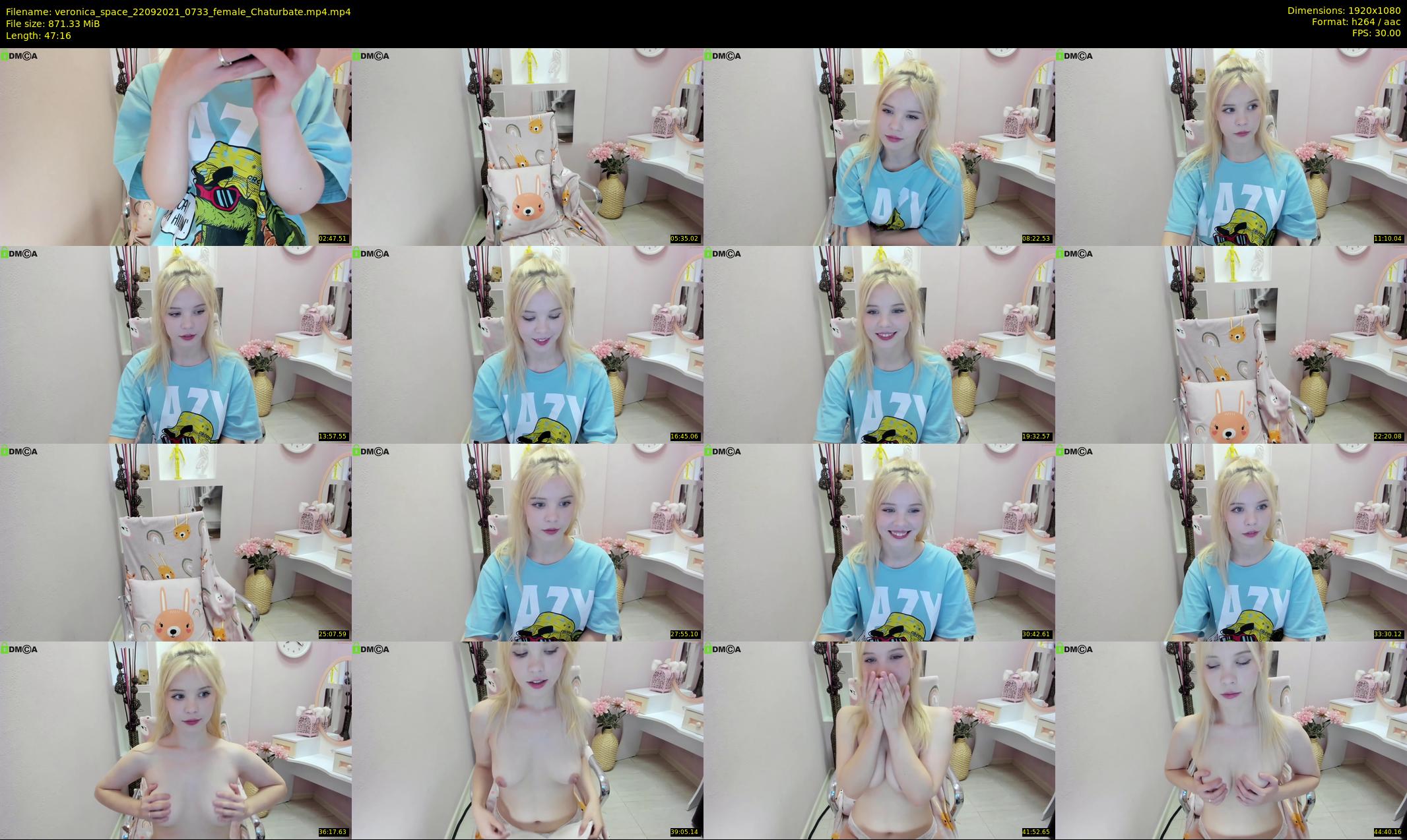 veronica_space — 48 minute Chaturbate female cam show recording, 1080p, Sep 22, 2021