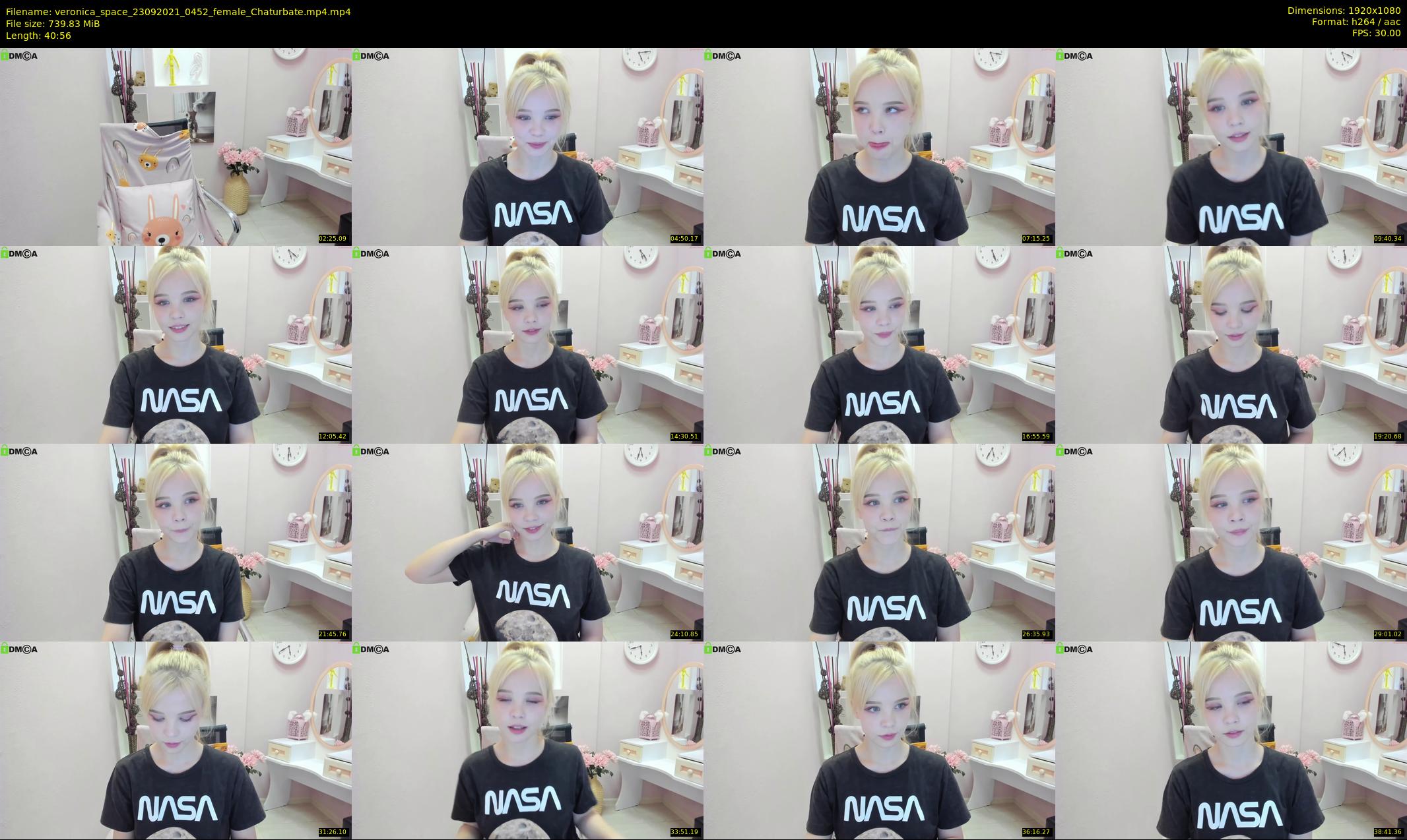 veronica_space — 41 minute Chaturbate female cam show recording, 1080p, Sep 23, 2021