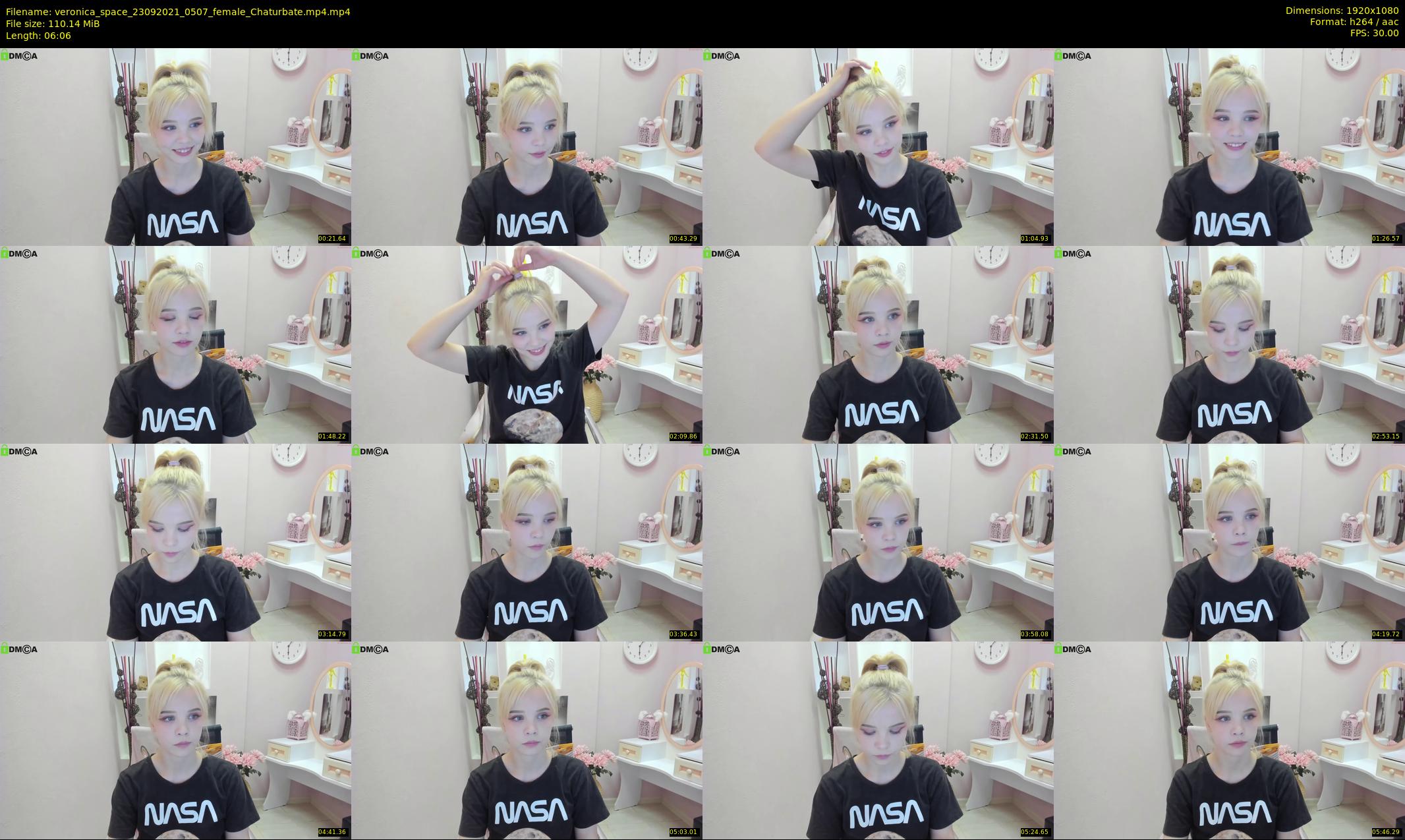veronica_space — 7 minute Chaturbate female cam show recording, 1080p, Sep 23, 2021
