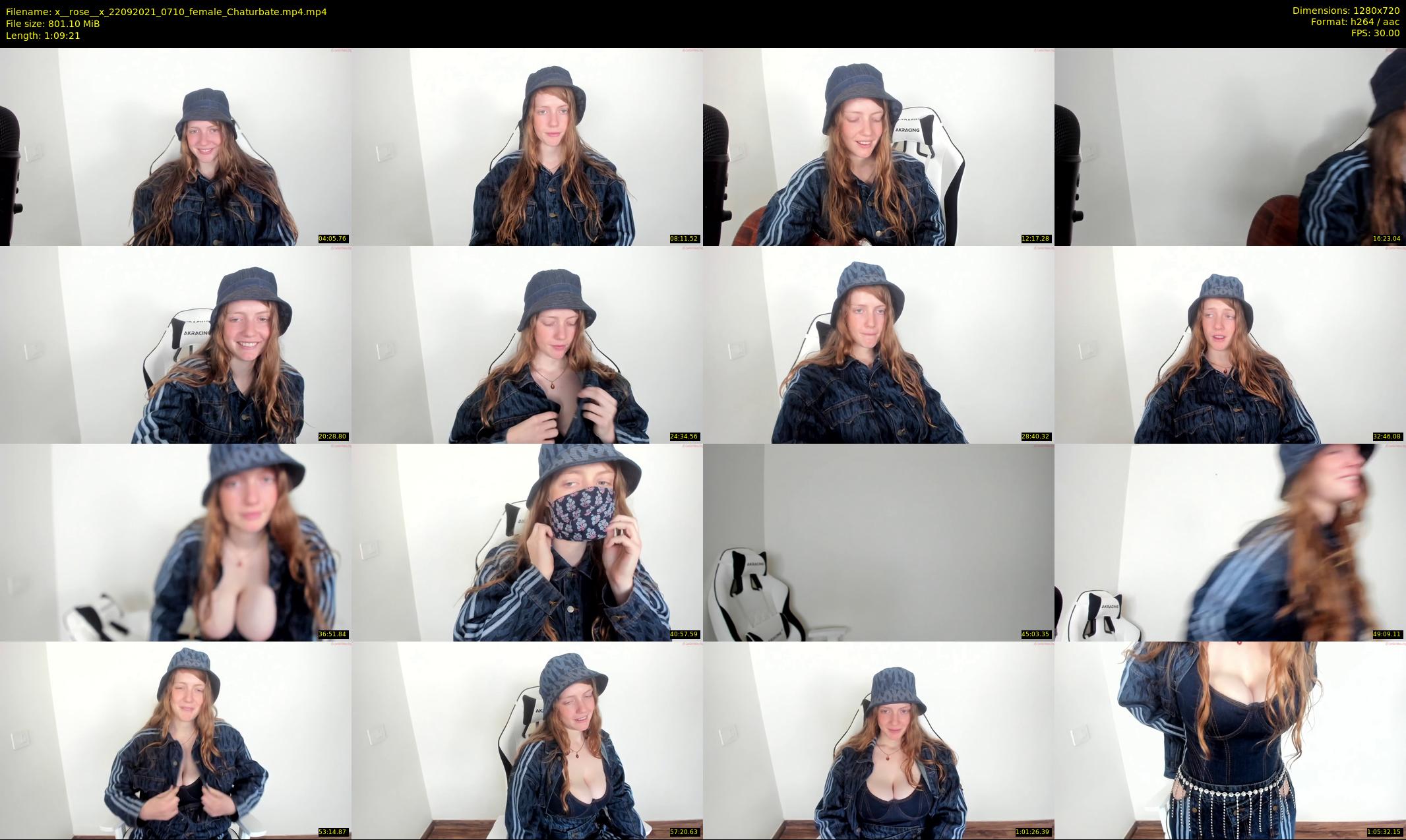 x__rose__x — 70 minute Chaturbate female cam show recording, 720p, Sep 22, 2021