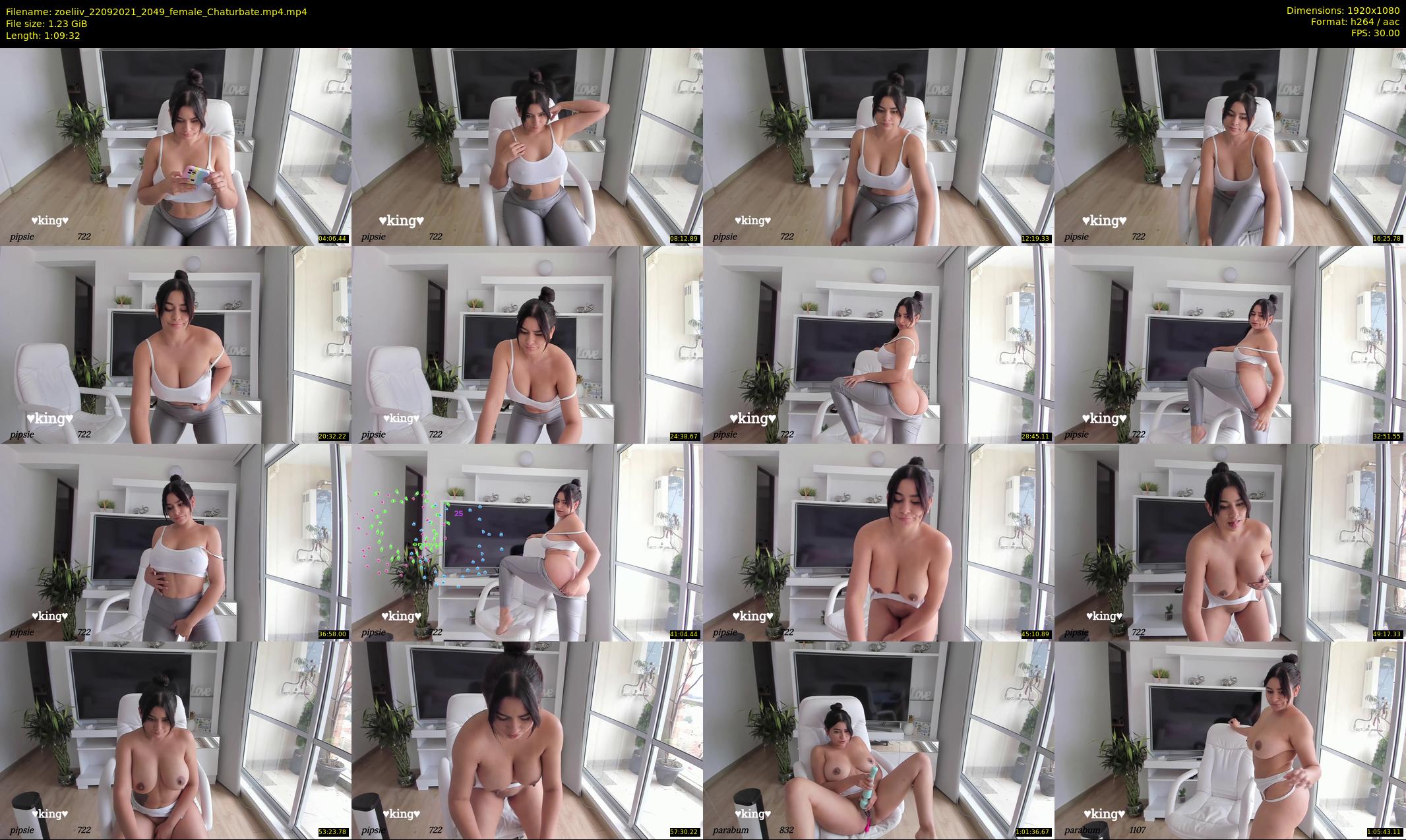zoeliiv — 70 minute Chaturbate female cam show recording, 1080p, Sep 22, 2021