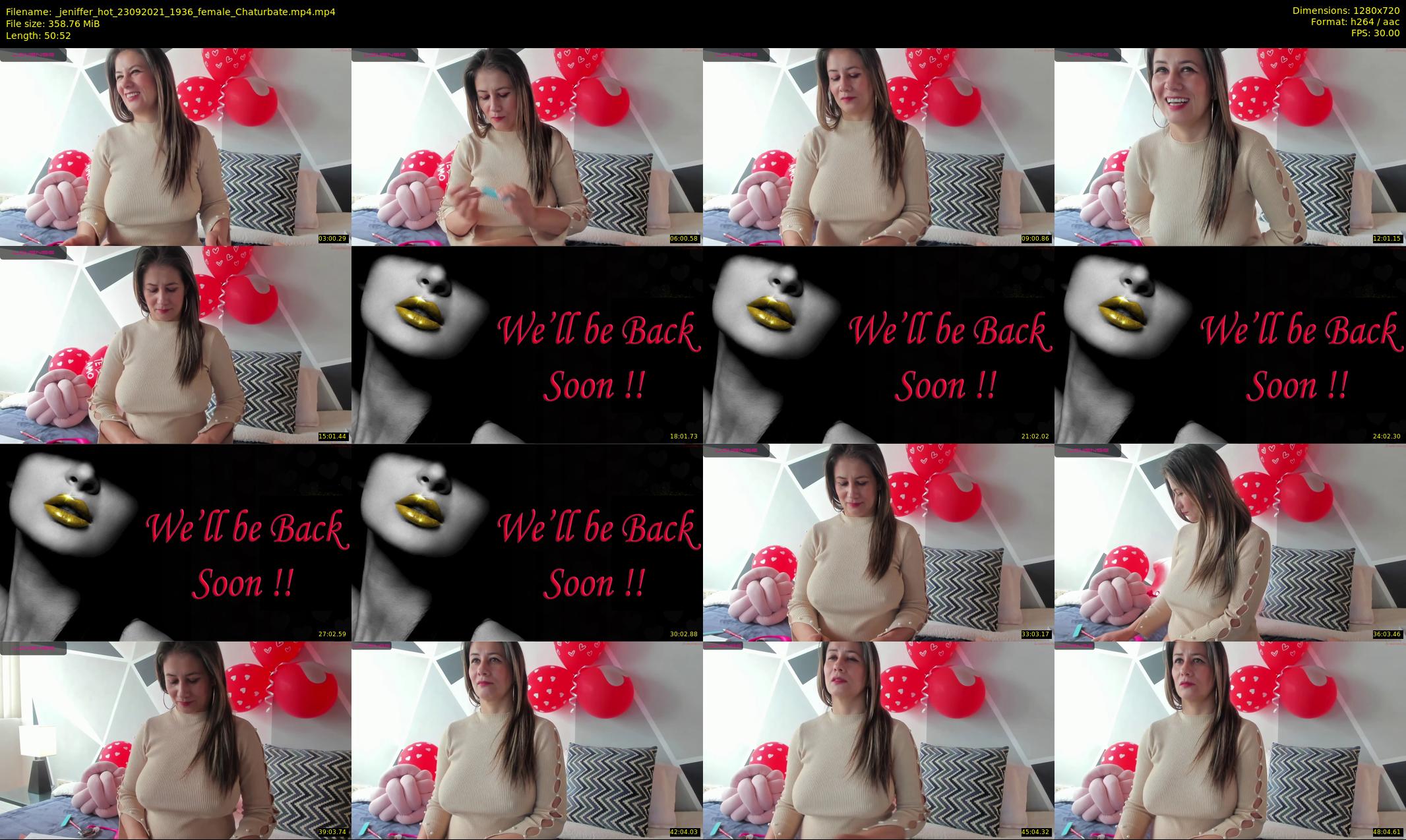 _jeniffer_hot — 51 minute Chaturbate female cam show recording, 720p, Sep 23, 2021