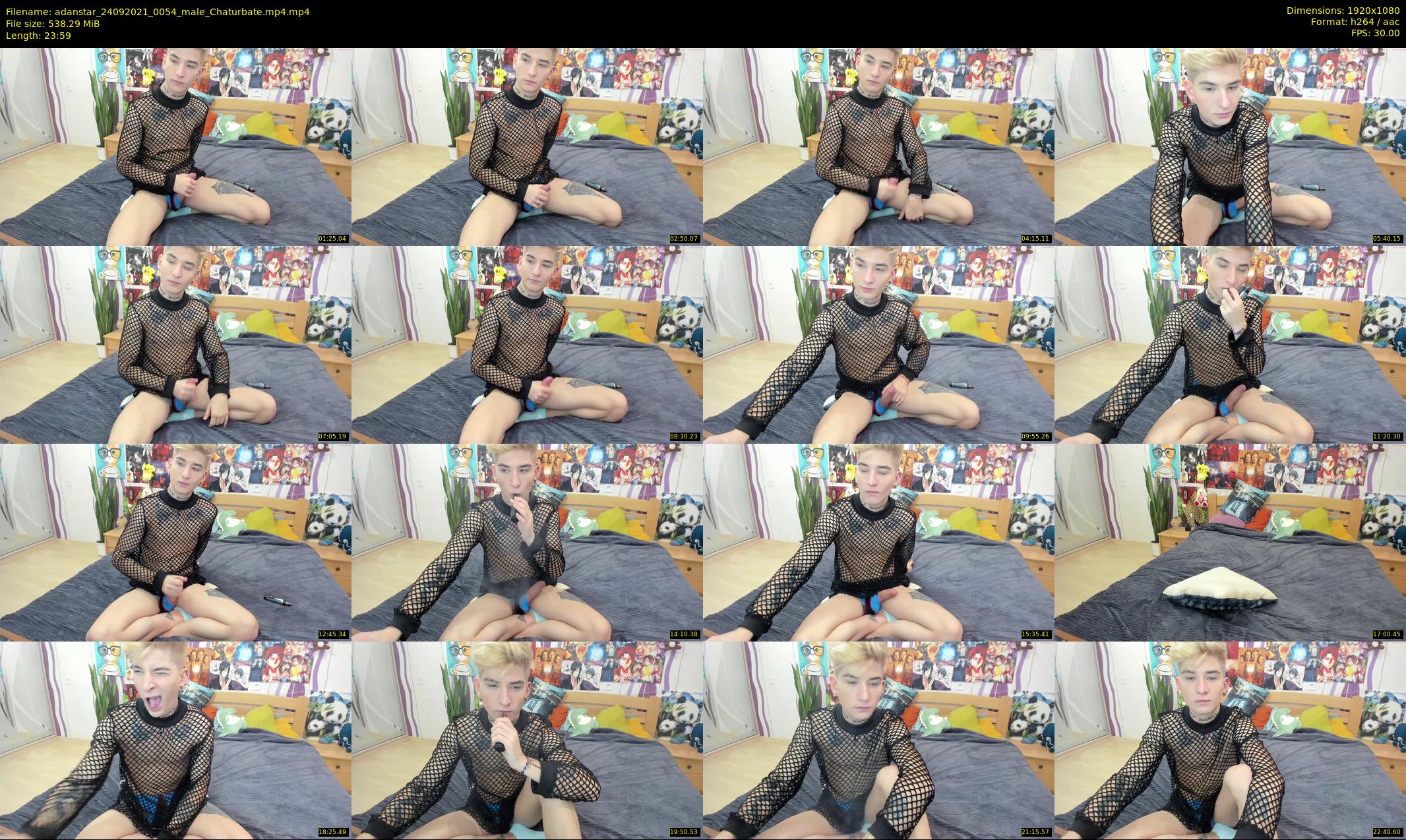 adanstar — 24 minute Chaturbate male cam show recording, 1080p, Sep 24, 2021