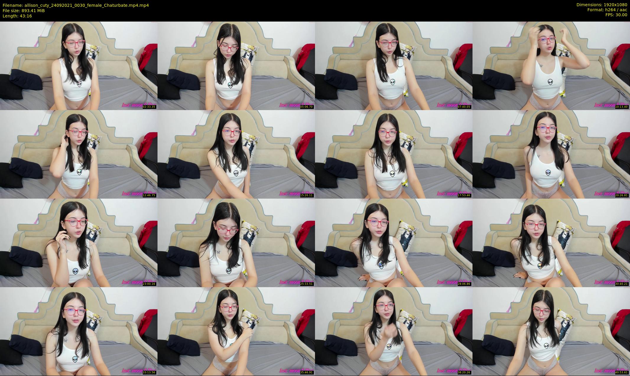 allison_cuty — 44 minute Chaturbate female cam show recording, 1080p, Sep 24, 2021