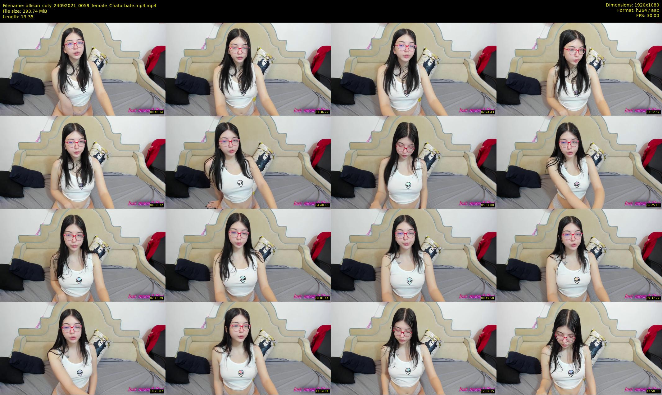 allison_cuty — 14 minute Chaturbate female cam show recording, 1080p, Sep 24, 2021