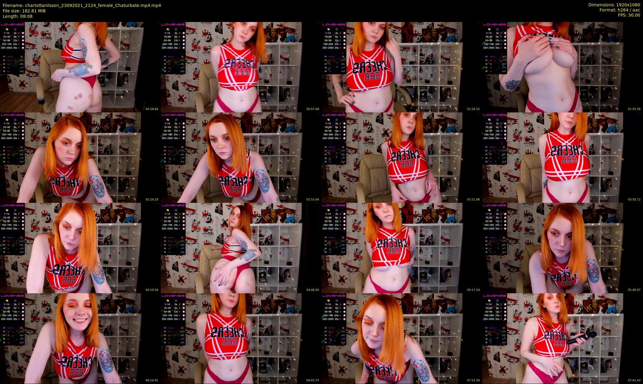 charlottanilsson — 9 minute Chaturbate female cam show recording, 1080p, Sep 23, 2021