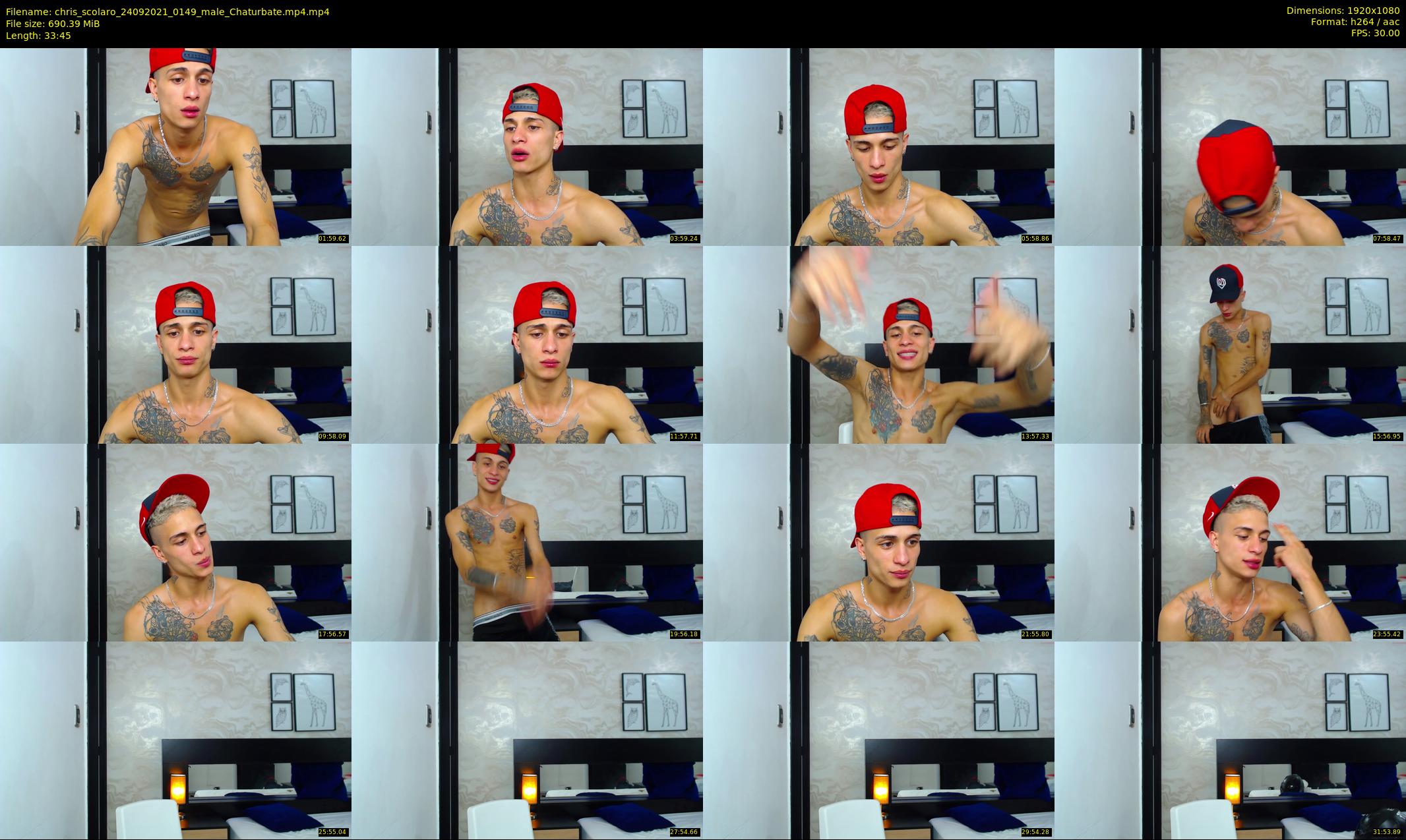 chris_scolaro — 34 minute Chaturbate male cam show recording, 1080p, Sep 24, 2021
