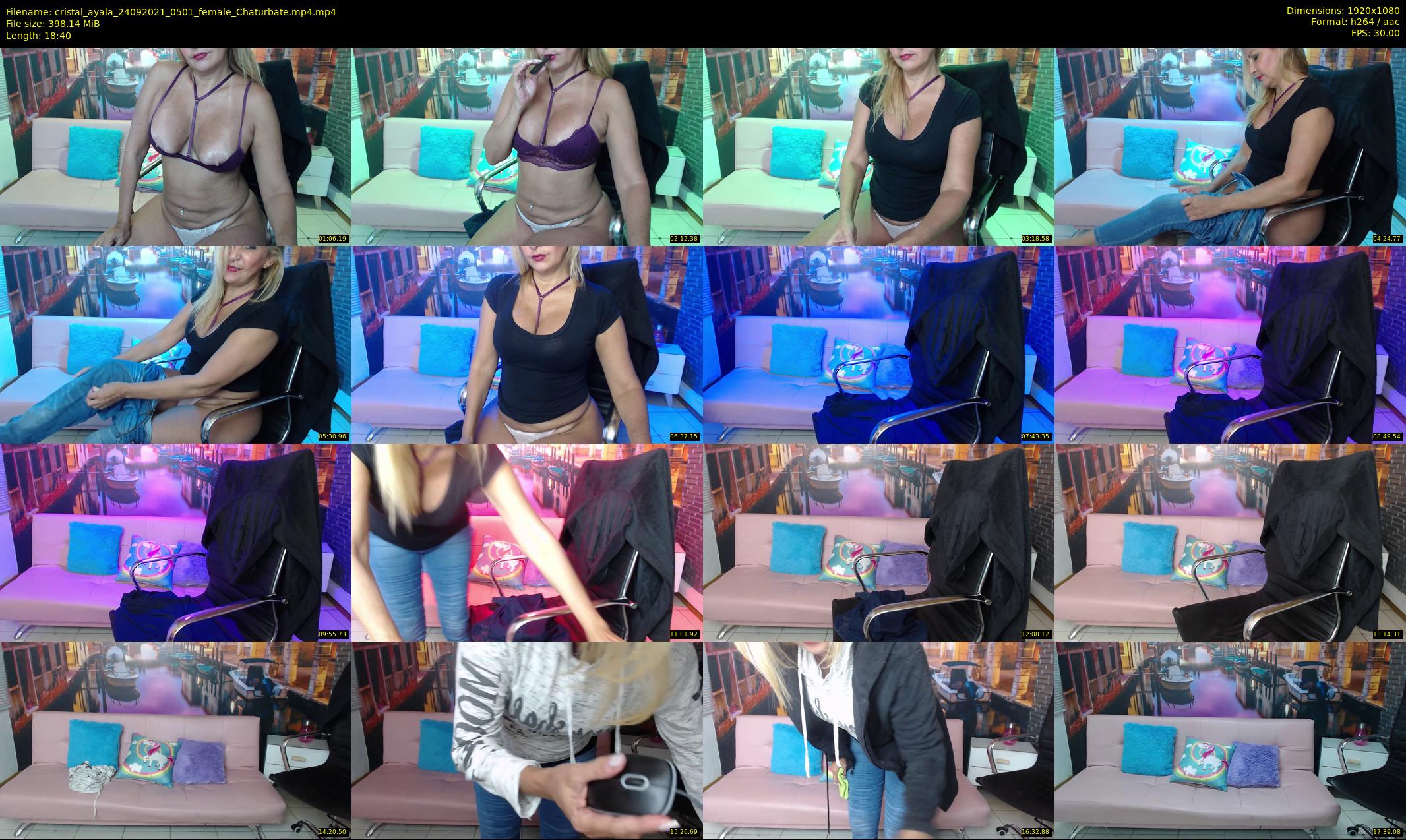 cristal_ayala — 19 minute Chaturbate female cam show recording, 1080p, Sep 24, 2021