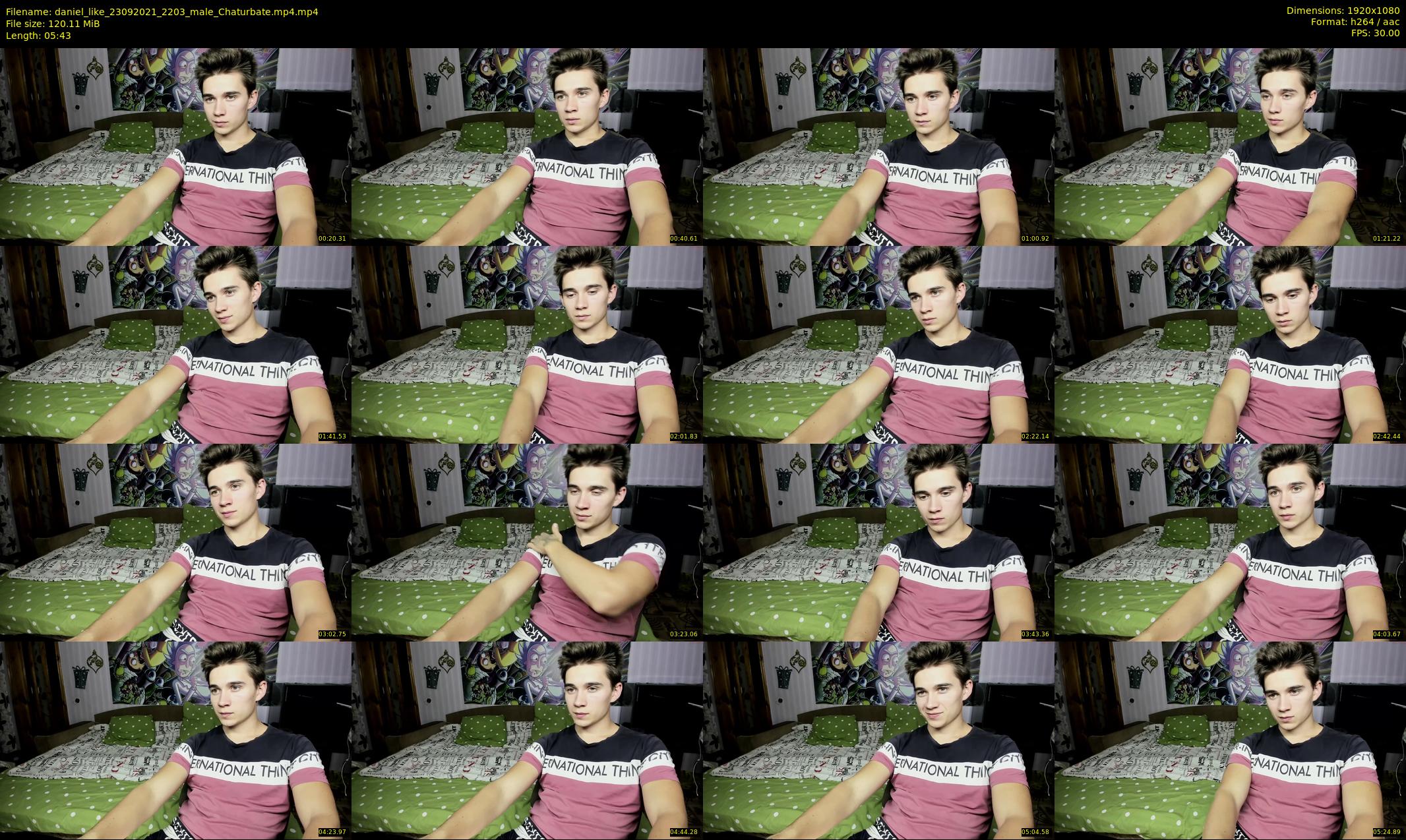 daniel_like — 6 minute Chaturbate male cam show recording, 1080p, Sep 23, 2021