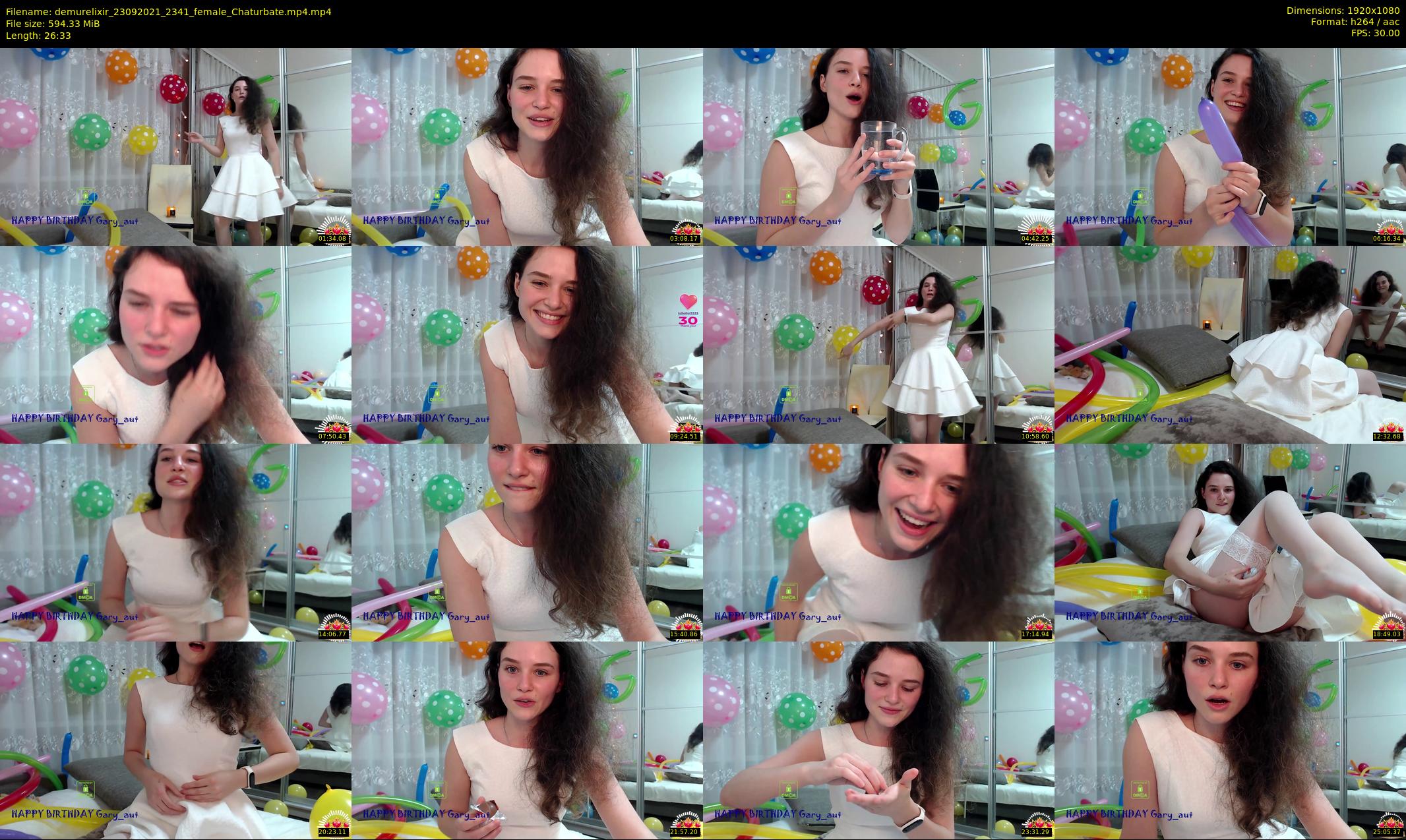demurelixir — 27 minute Chaturbate female cam show recording, 1080p, Sep 23, 2021