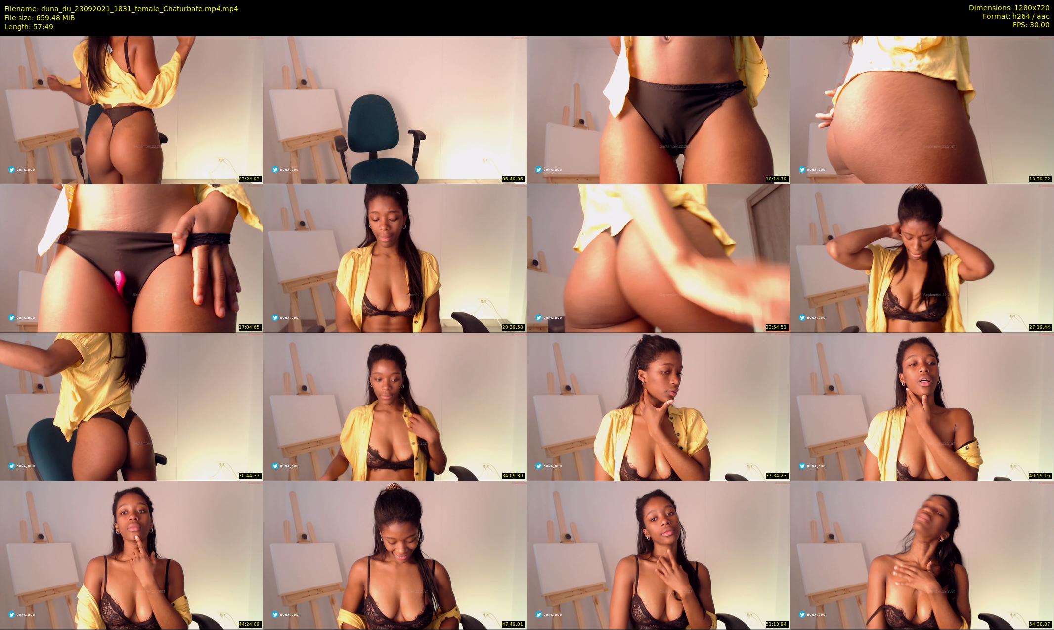 duna_du — 58 minute Chaturbate female cam show recording, 720p, Sep 23, 2021