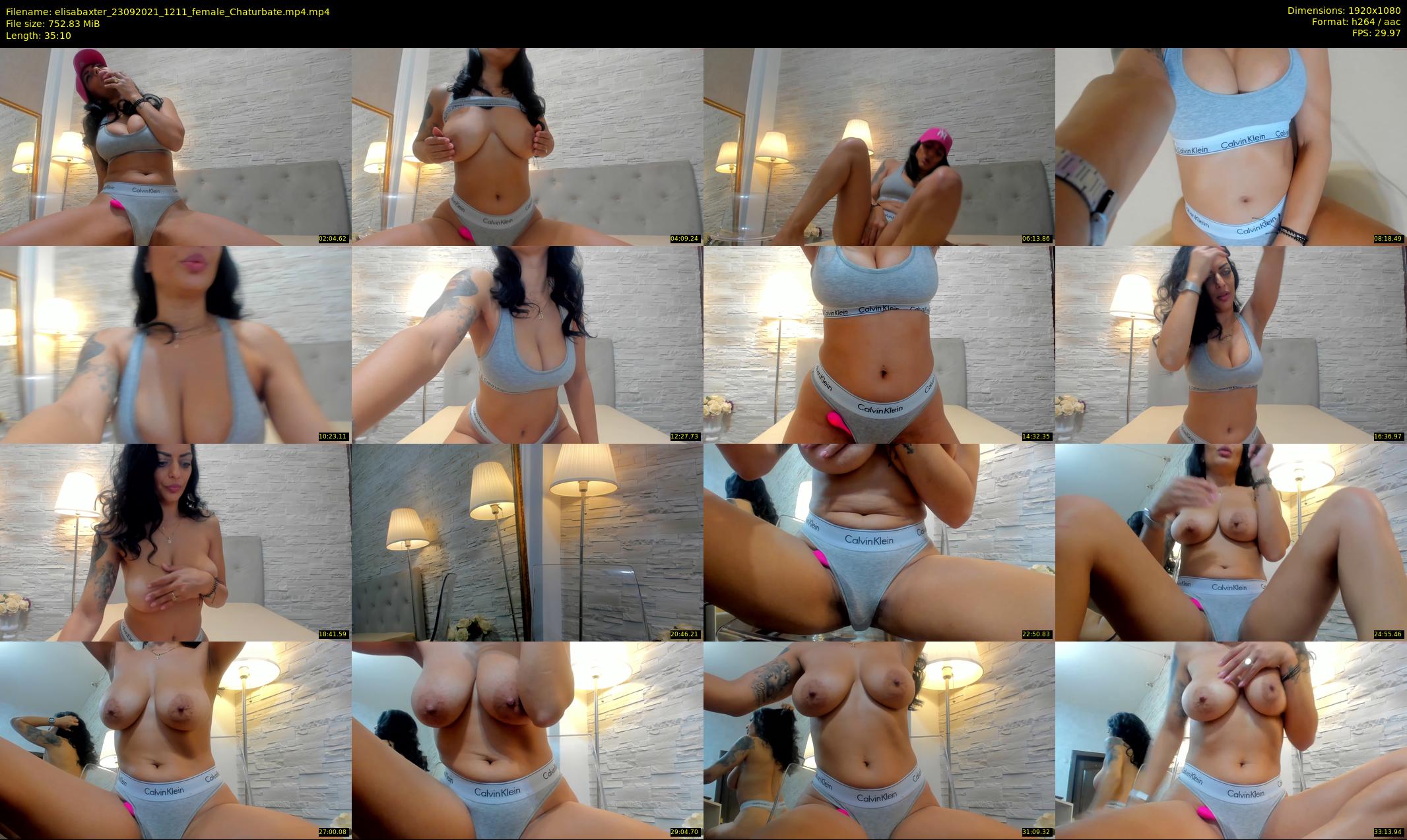 elisabaxter — 36 minute Chaturbate female cam show recording, 1080p, Sep 23, 2021