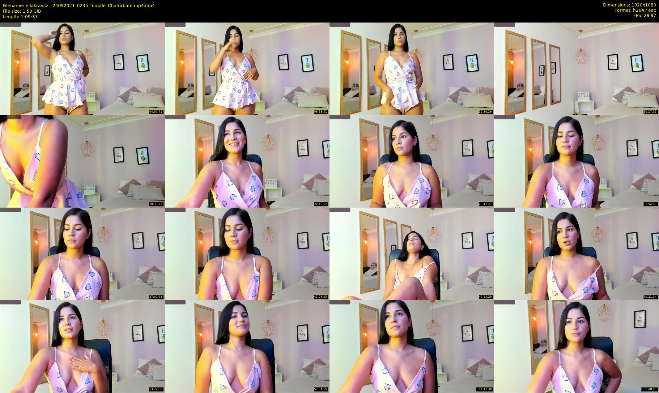 ellakravitz_ — 70 minute Chaturbate female cam show recording, 1080p, Sep 24, 2021