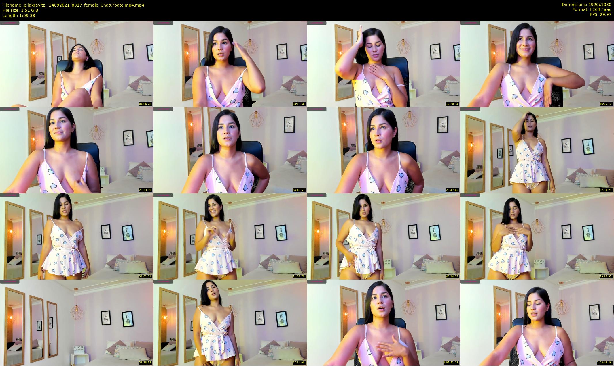 ellakravitz_ — 70 minute Chaturbate female cam show recording, 1080p, Sep 24, 2021