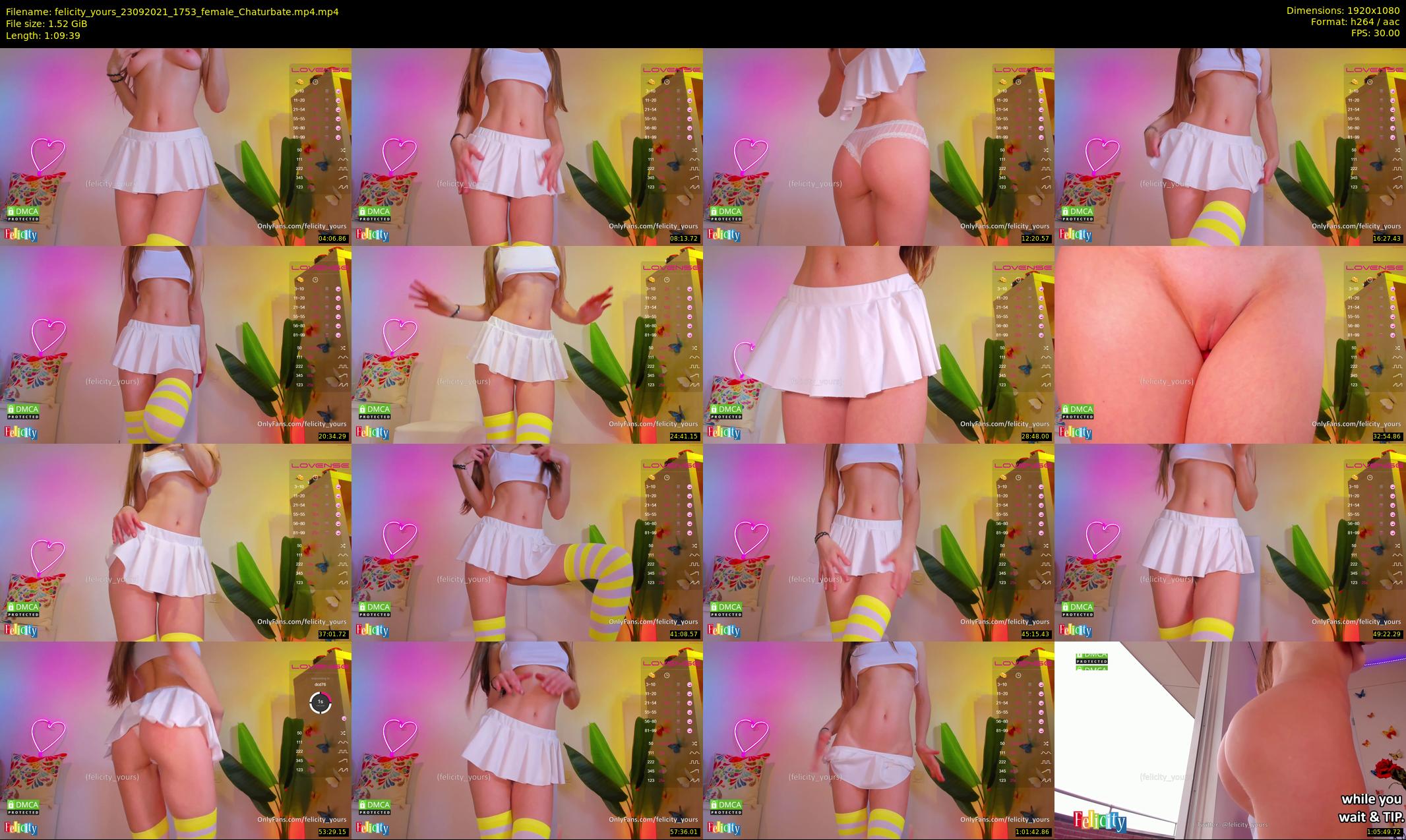 felicity_yours — 70 minute Chaturbate female cam show recording, 1080p, Sep 23, 2021