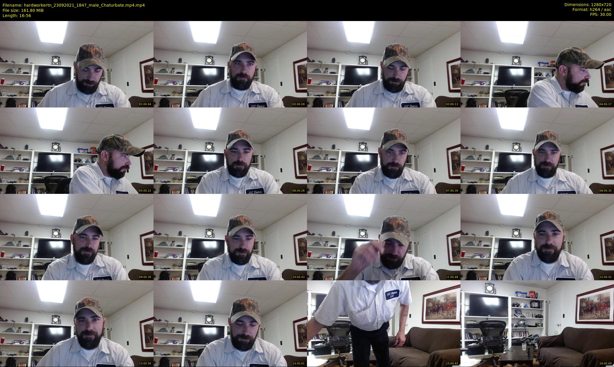 hardworkertn — 17 minute Chaturbate male cam show recording, 720p, Sep 23, 2021