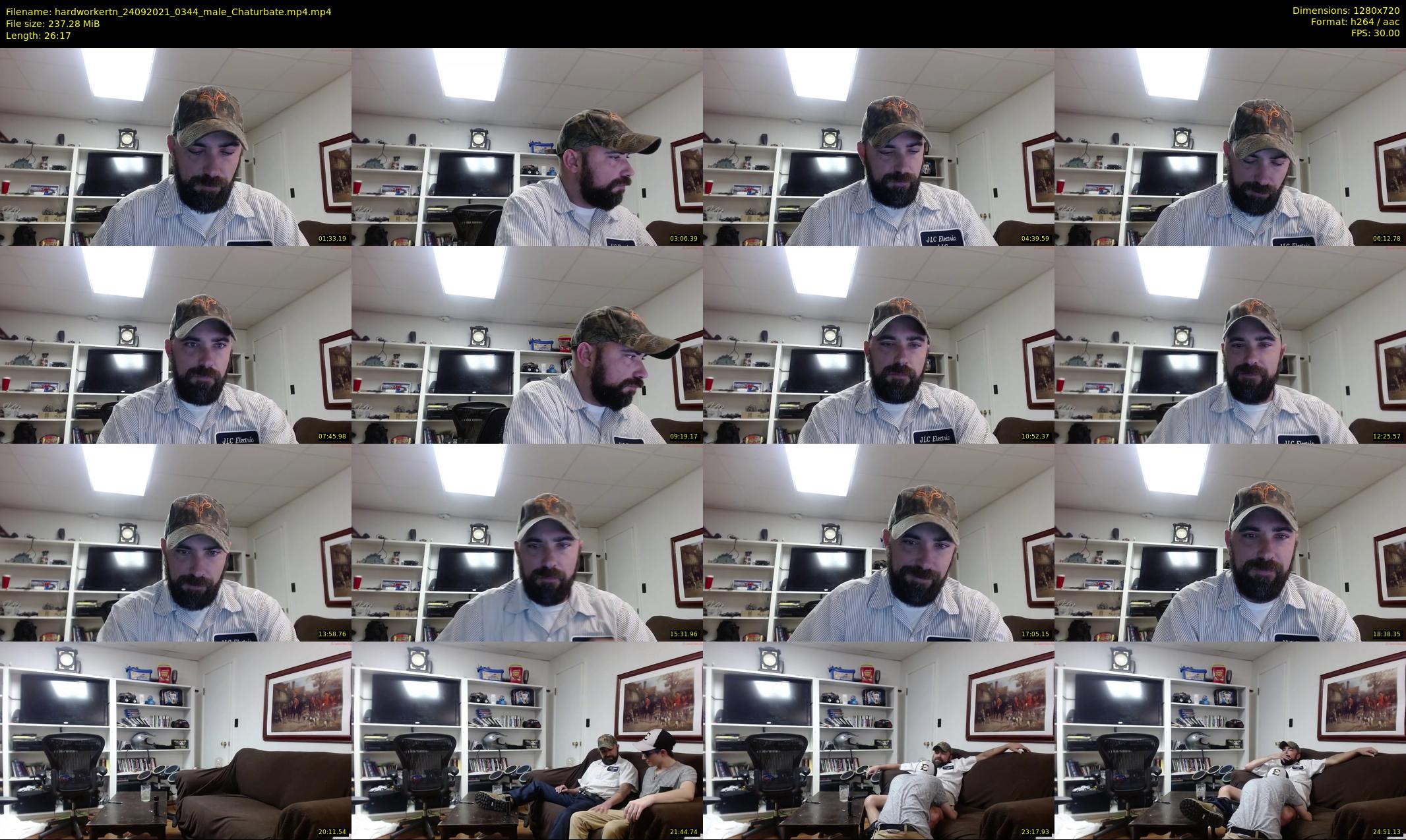 hardworkertn — 27 minute Chaturbate male cam show recording, 720p, Sep 24, 2021