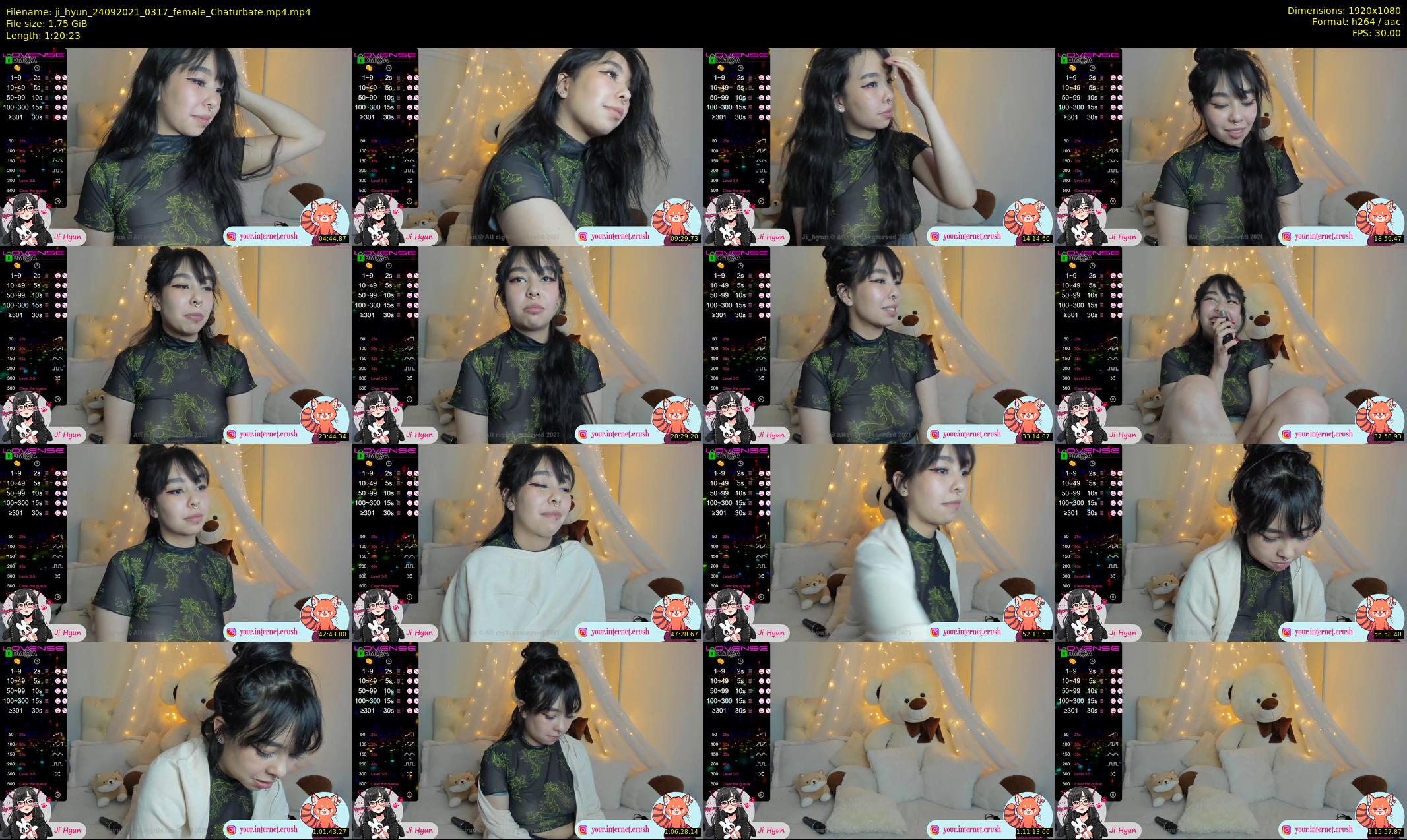 ji_hyun — 81 minute Chaturbate female cam show recording, 1080p, Sep 24, 2021