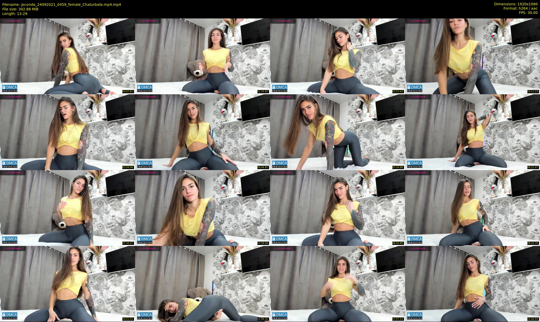 joconda — 14 minute Chaturbate female cam show recording, 1080p, Sep 24, 2021