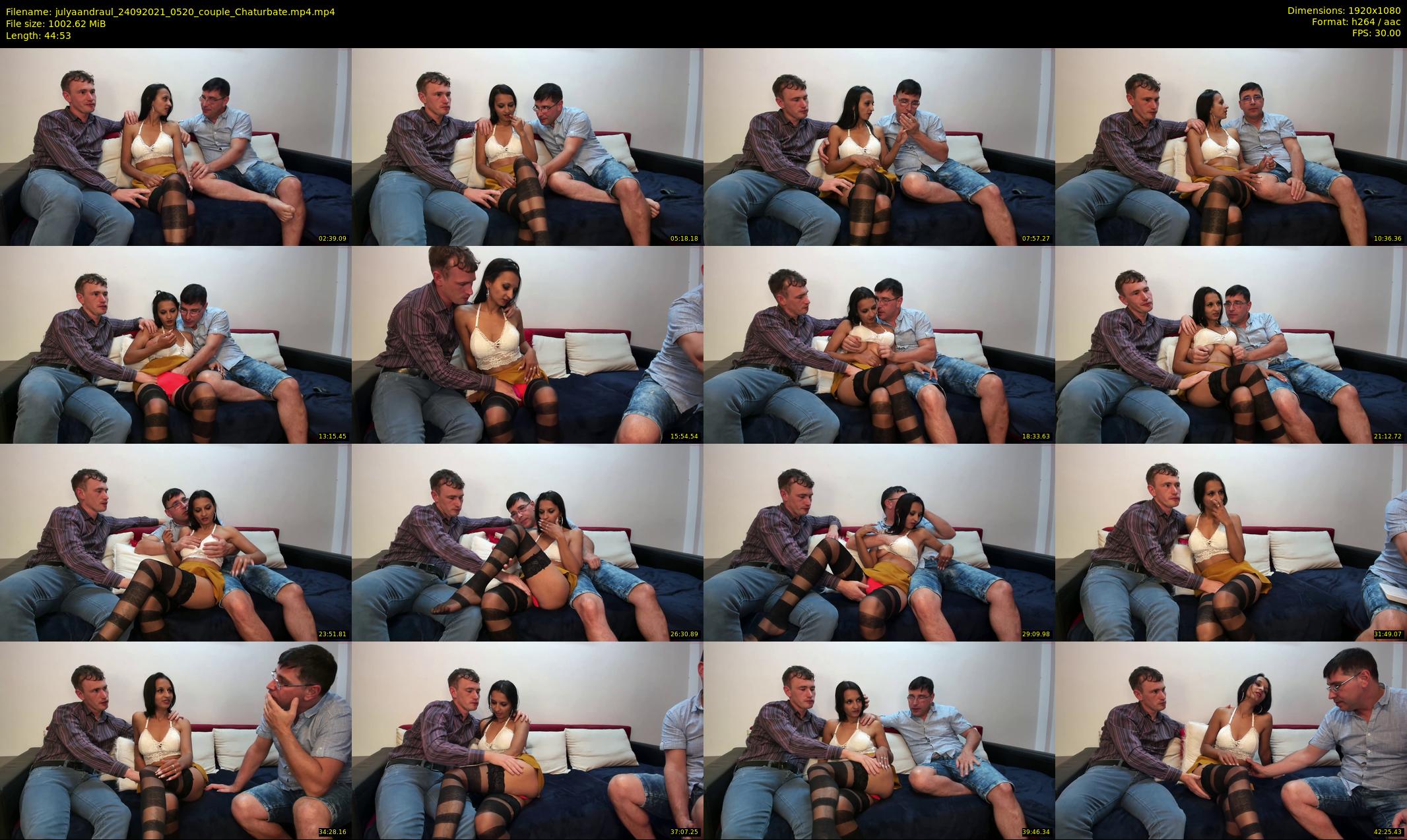 julyaandraul — 45 minute Chaturbate couple cam show recording, 1080p, Sep 24, 2021