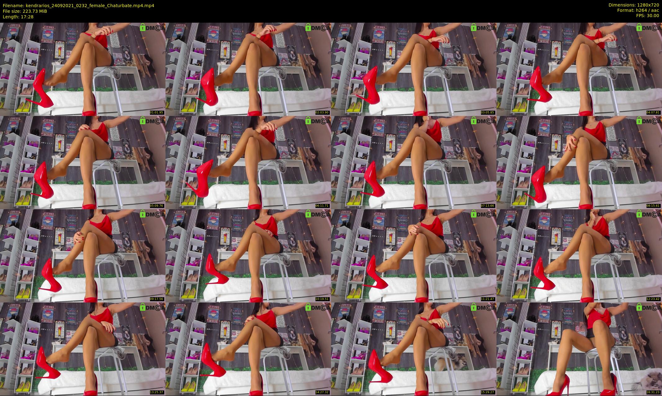 kendrarios — 18 minute Chaturbate female cam show recording, 720p, Sep 24, 2021