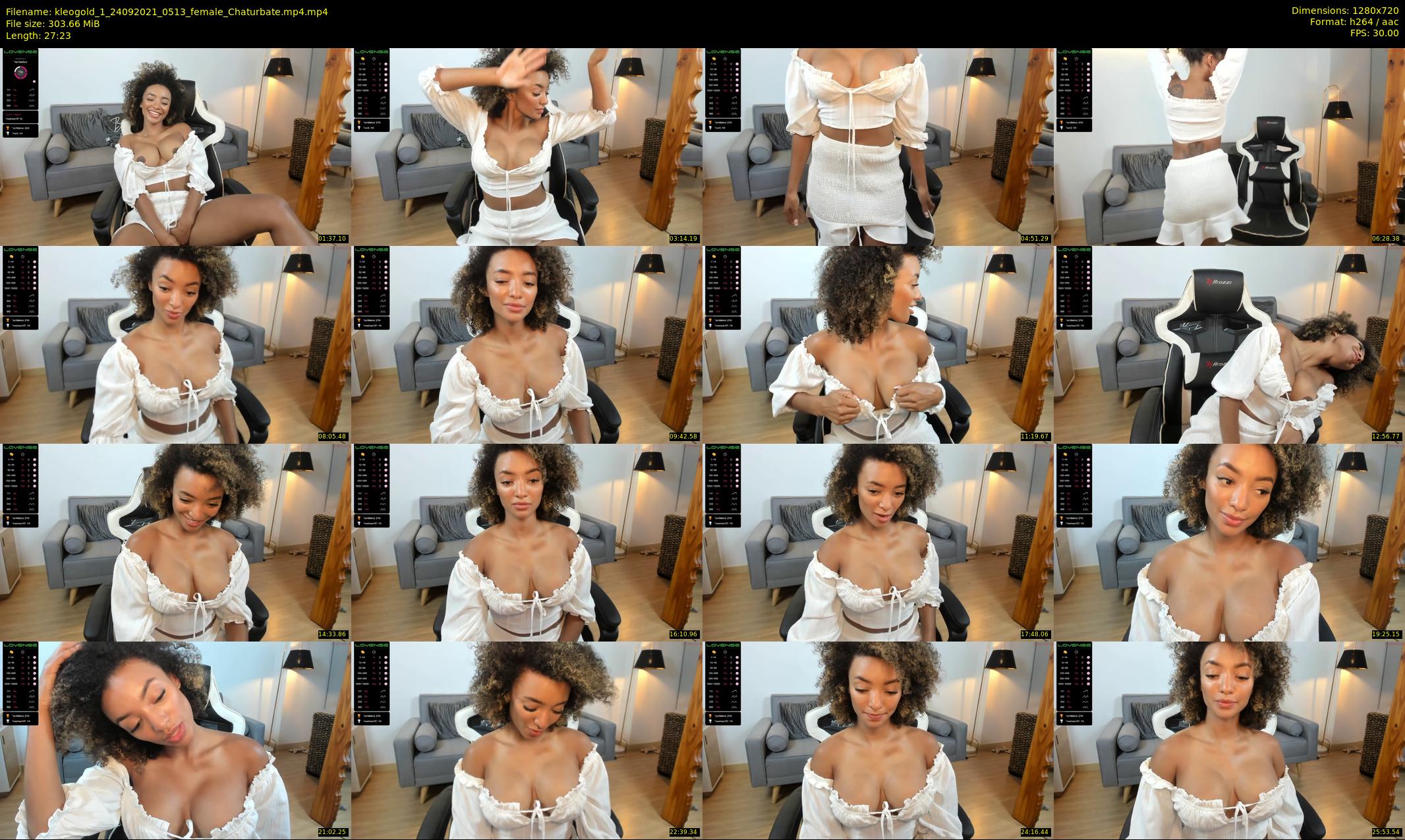 kleogold_1 — 28 minute Chaturbate female cam show recording, 720p, Sep 24, 2021