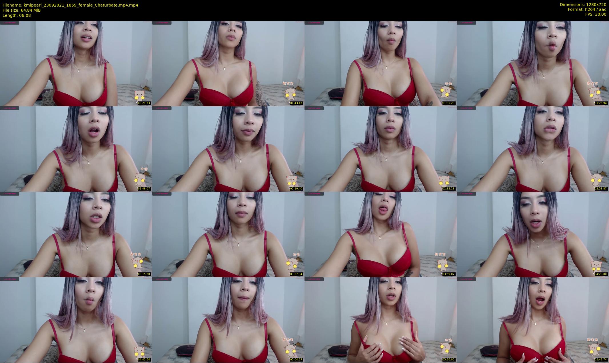 kmipearl — 7 minute Chaturbate female cam show recording, 720p, Sep 23, 2021