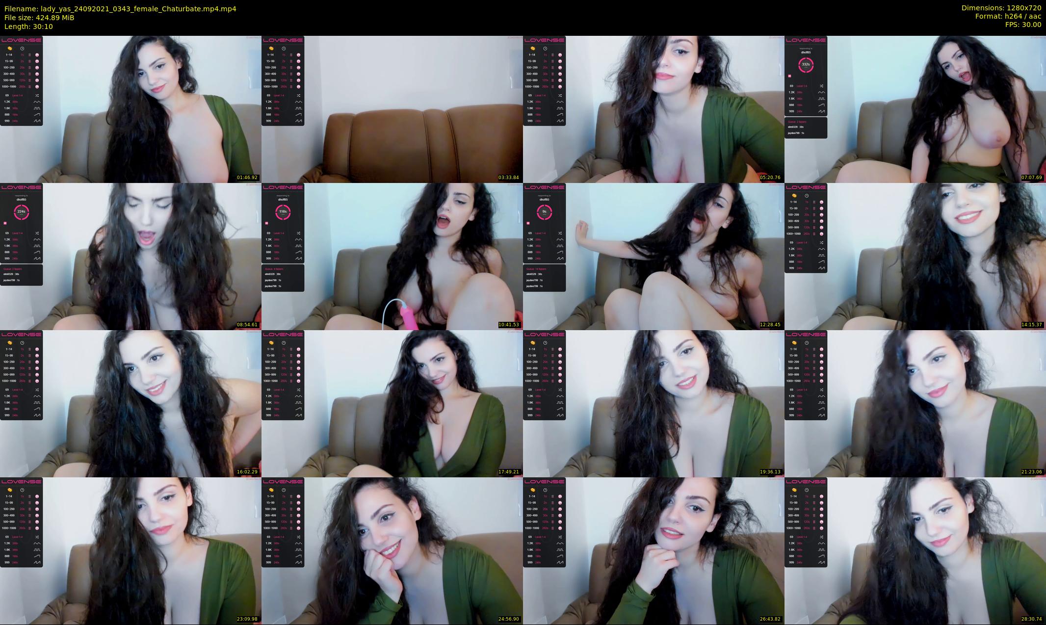 lady_yas — 31 minute Chaturbate female cam show recording, 720p, Sep 24, 2021