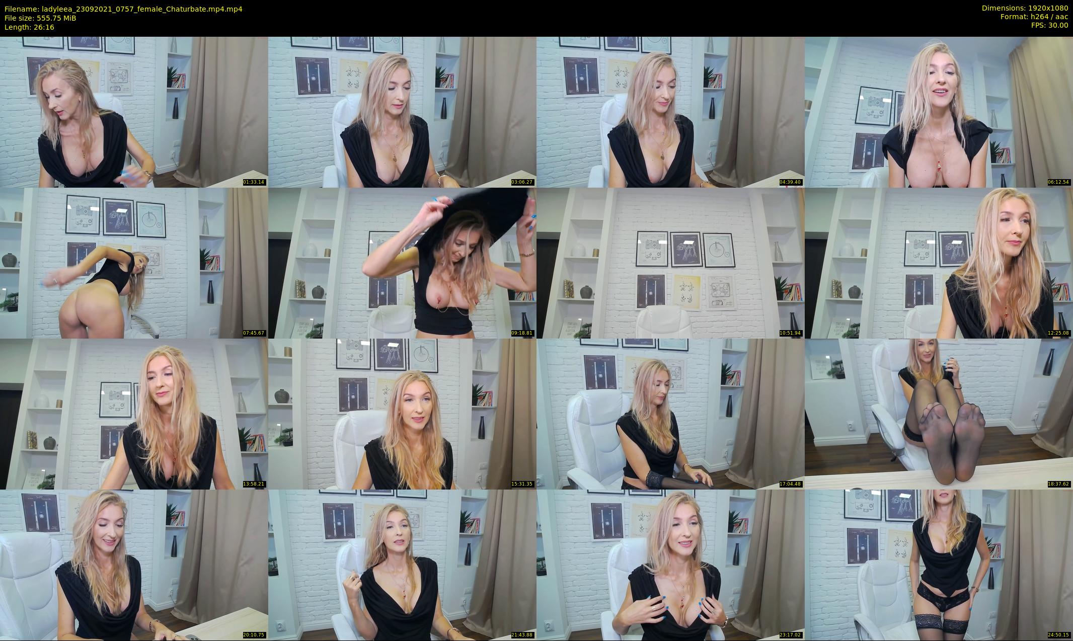 ladyleea — 27 minute Chaturbate female cam show recording, 1080p, Sep 23, 2021