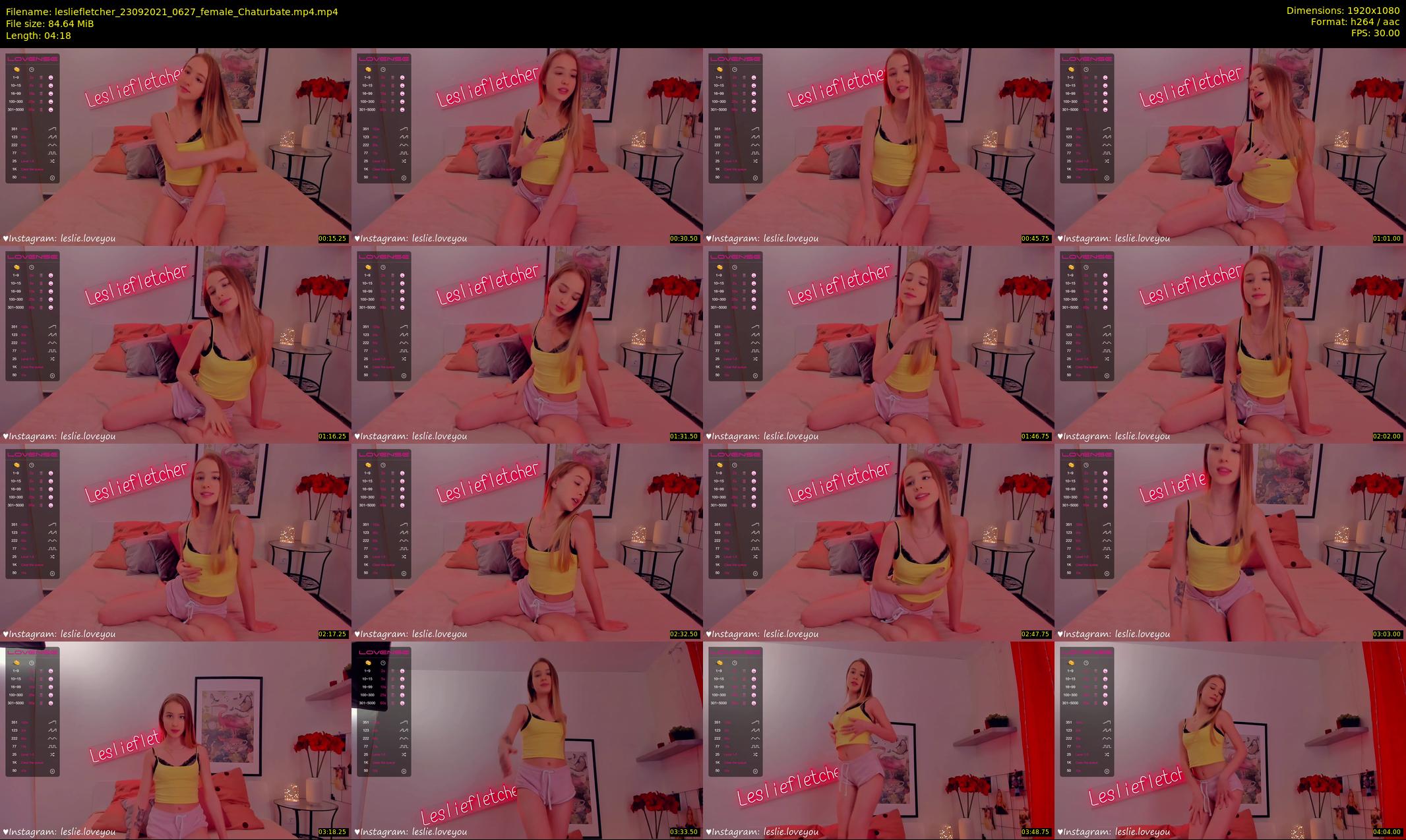 lesliefletcher — 5 minute Chaturbate couple cam show recording, 1080p, Sep 23, 2021
