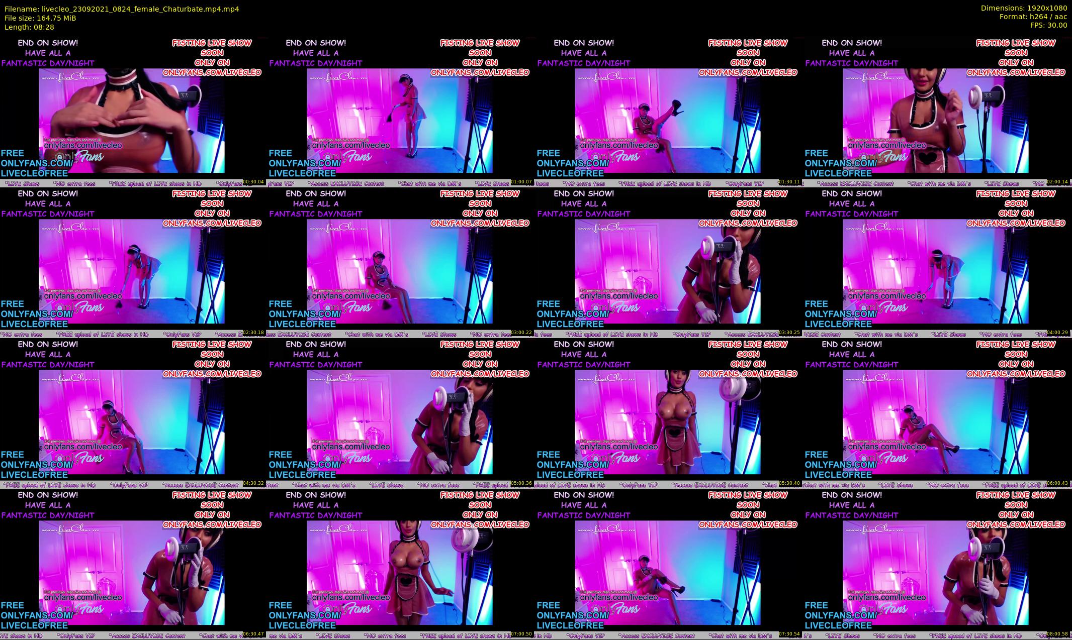 livecleo — 9 minute Chaturbate female cam show recording, 1080p, Sep 23, 2021